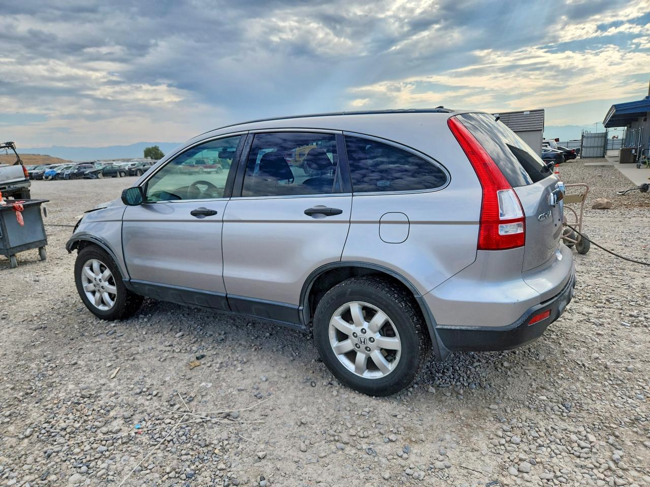 2008 Honda Cr-v Ex Silver vin: JHLRE48558C014747