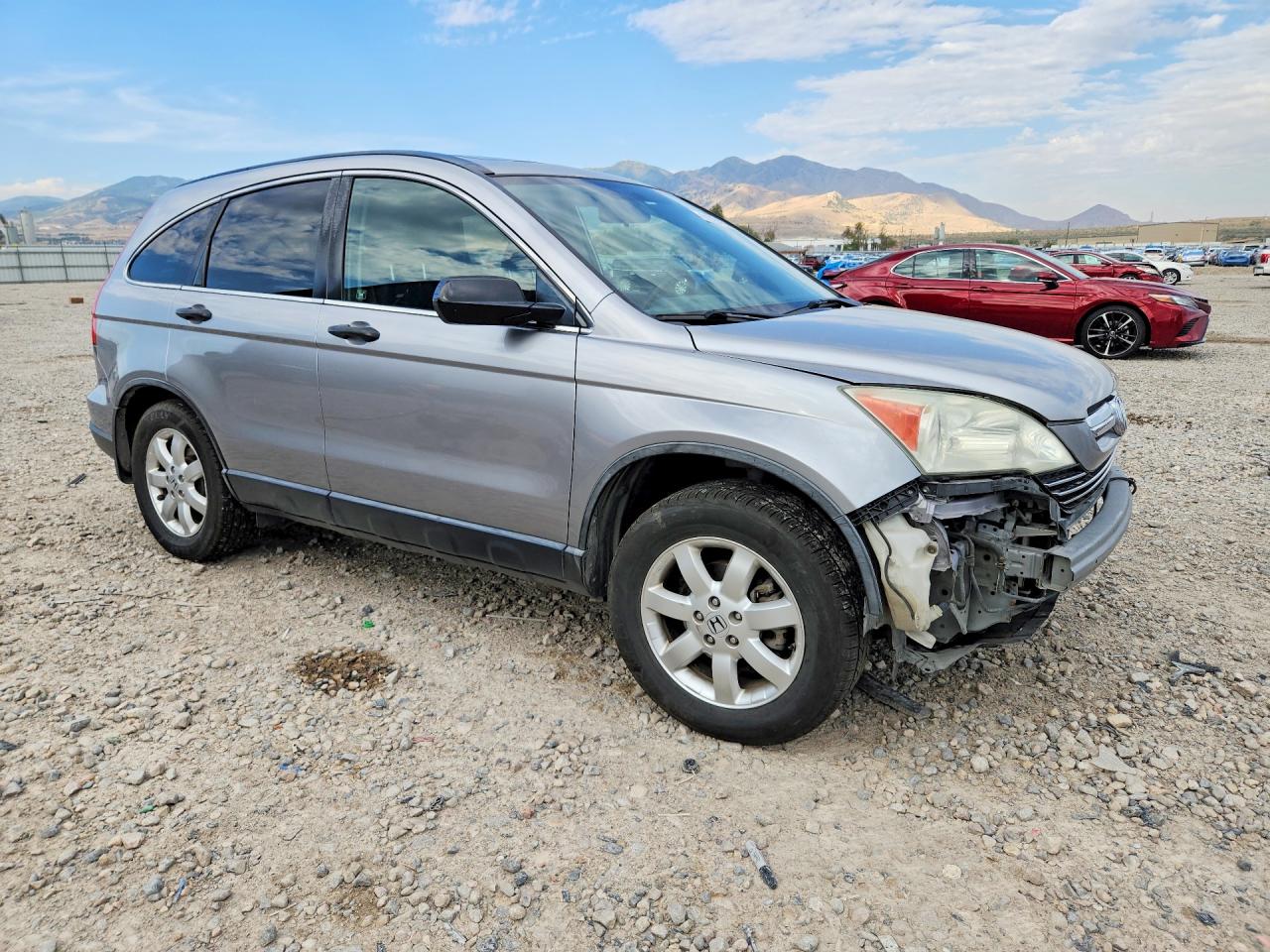 2008 Honda Cr-v Ex Silver vin: JHLRE48558C014747
