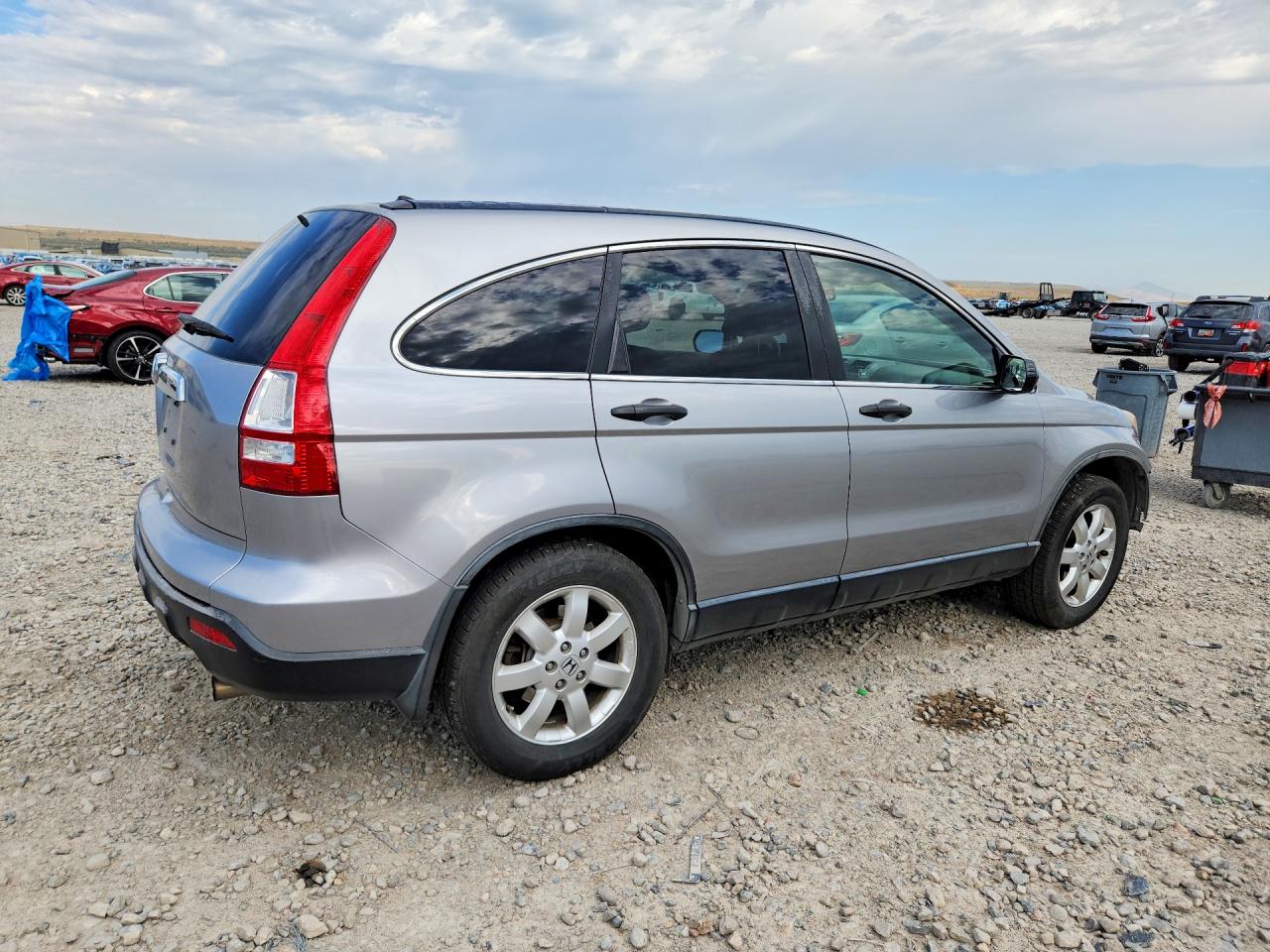 2008 Honda Cr-v Ex Silver vin: JHLRE48558C014747