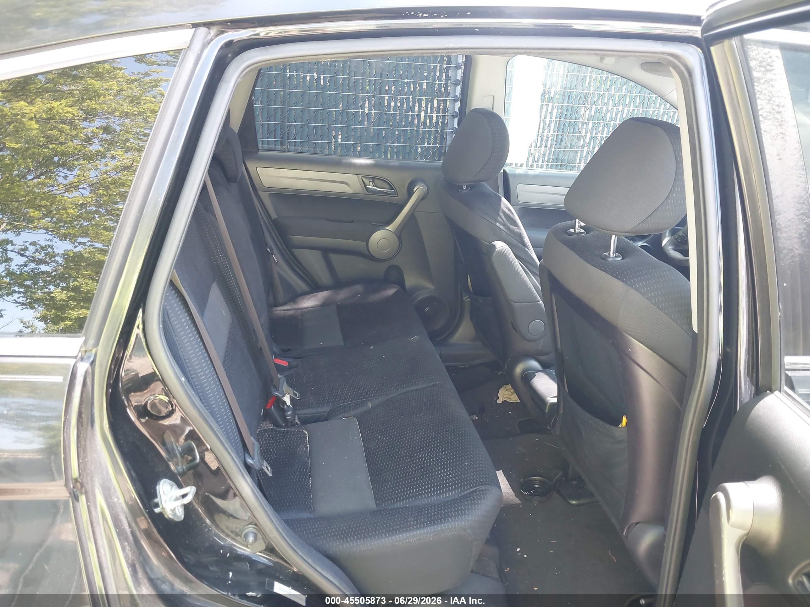 2008 Honda Cr-v Ex Black vin: JHLRE48558C016465