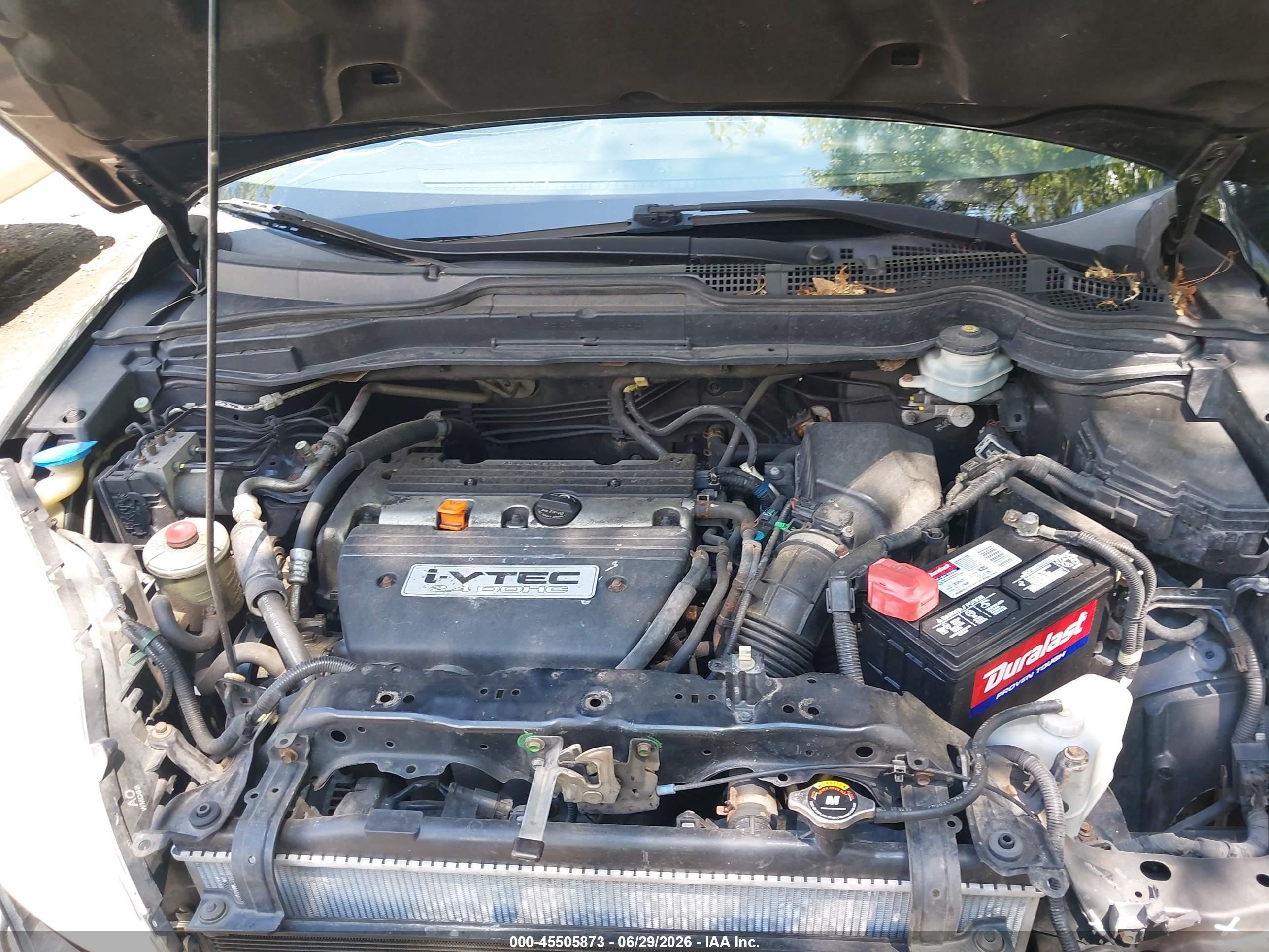 2008 Honda Cr-v Ex Black vin: JHLRE48558C016465
