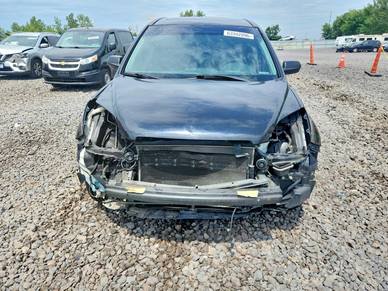 2008 Honda Cr-v Ex Charcoal vin: JHLRE48558C033010