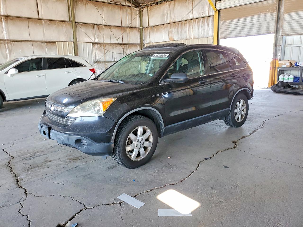 2008 Honda Cr-v Ex Black vin: JHLRE48558C070011
