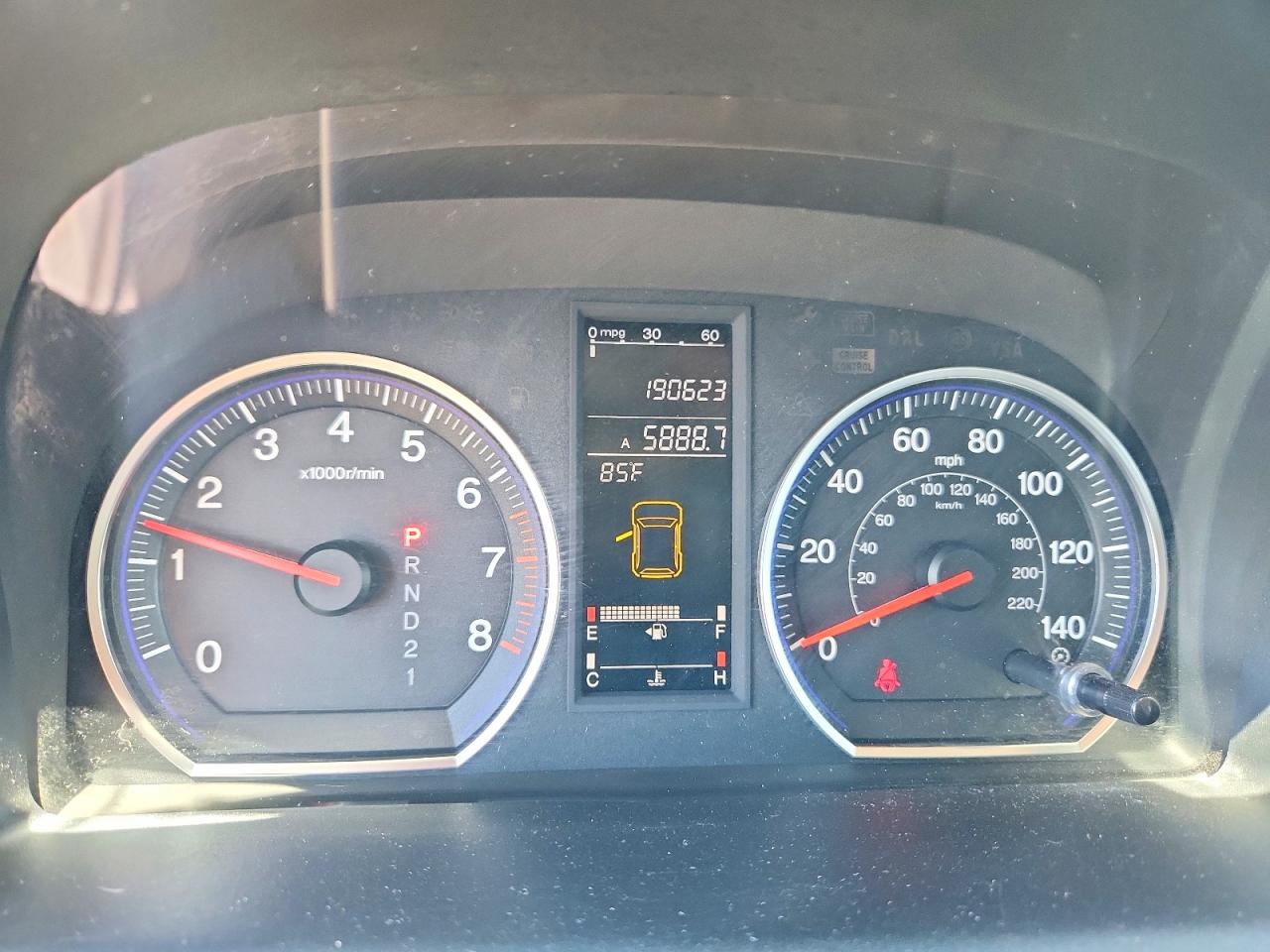 2009 Honda Cr-v Ex Blue vin: JHLRE48559C011056