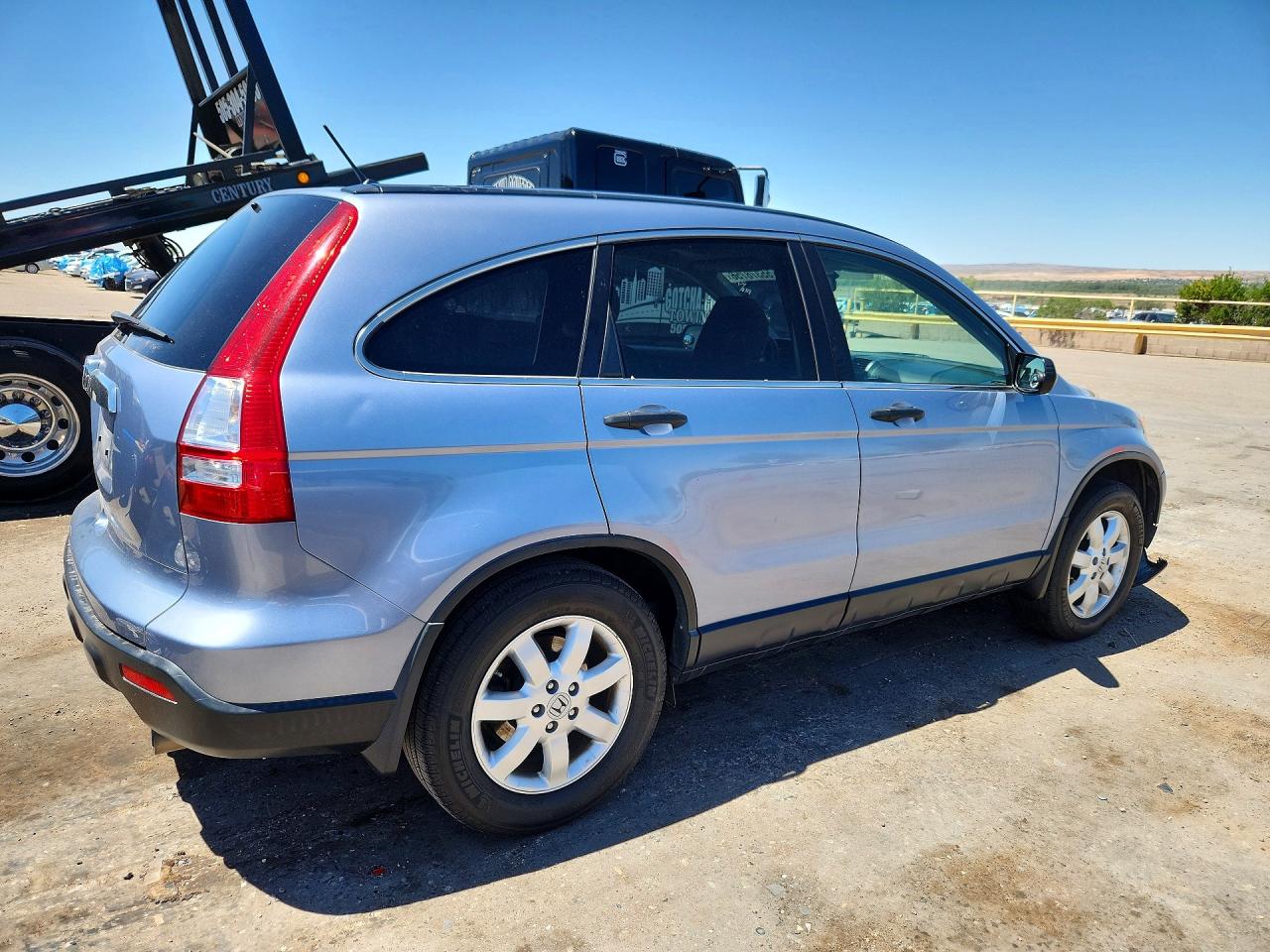 2009 Honda Cr-v Ex Blue vin: JHLRE48559C011056