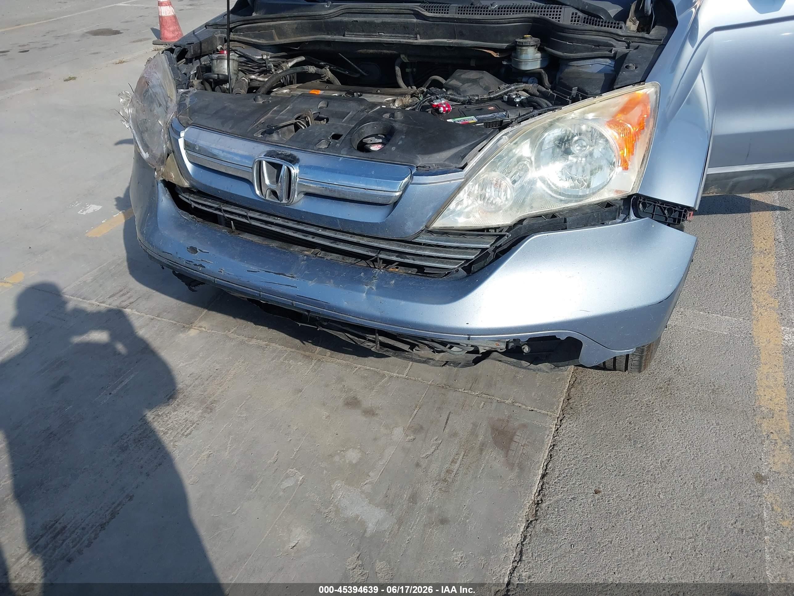 2007 Honda Cr-v Ex Light Blue vin: JHLRE48567C004811
