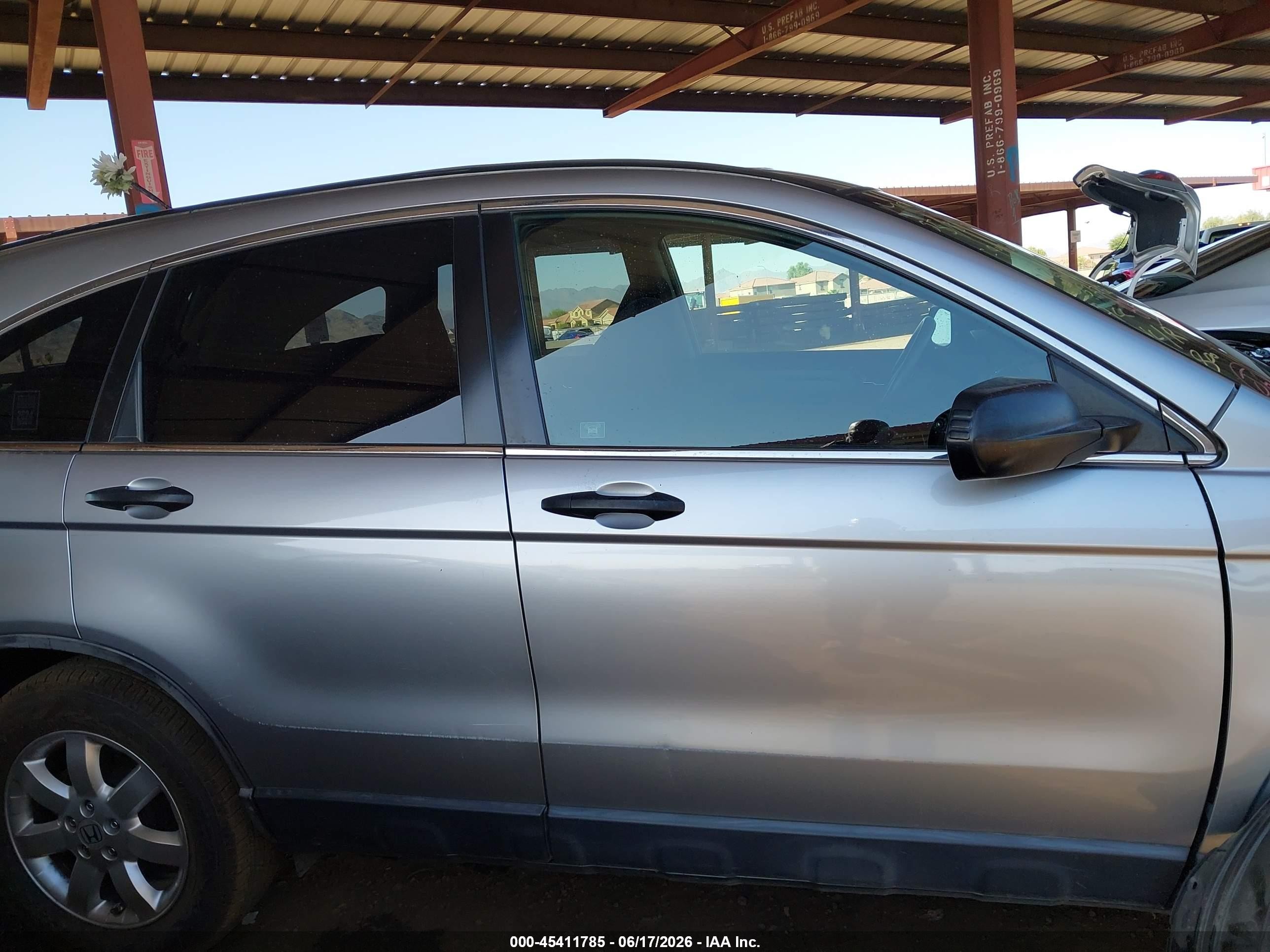 2007 Honda Cr-v Ex Silver vin: JHLRE48567C067262