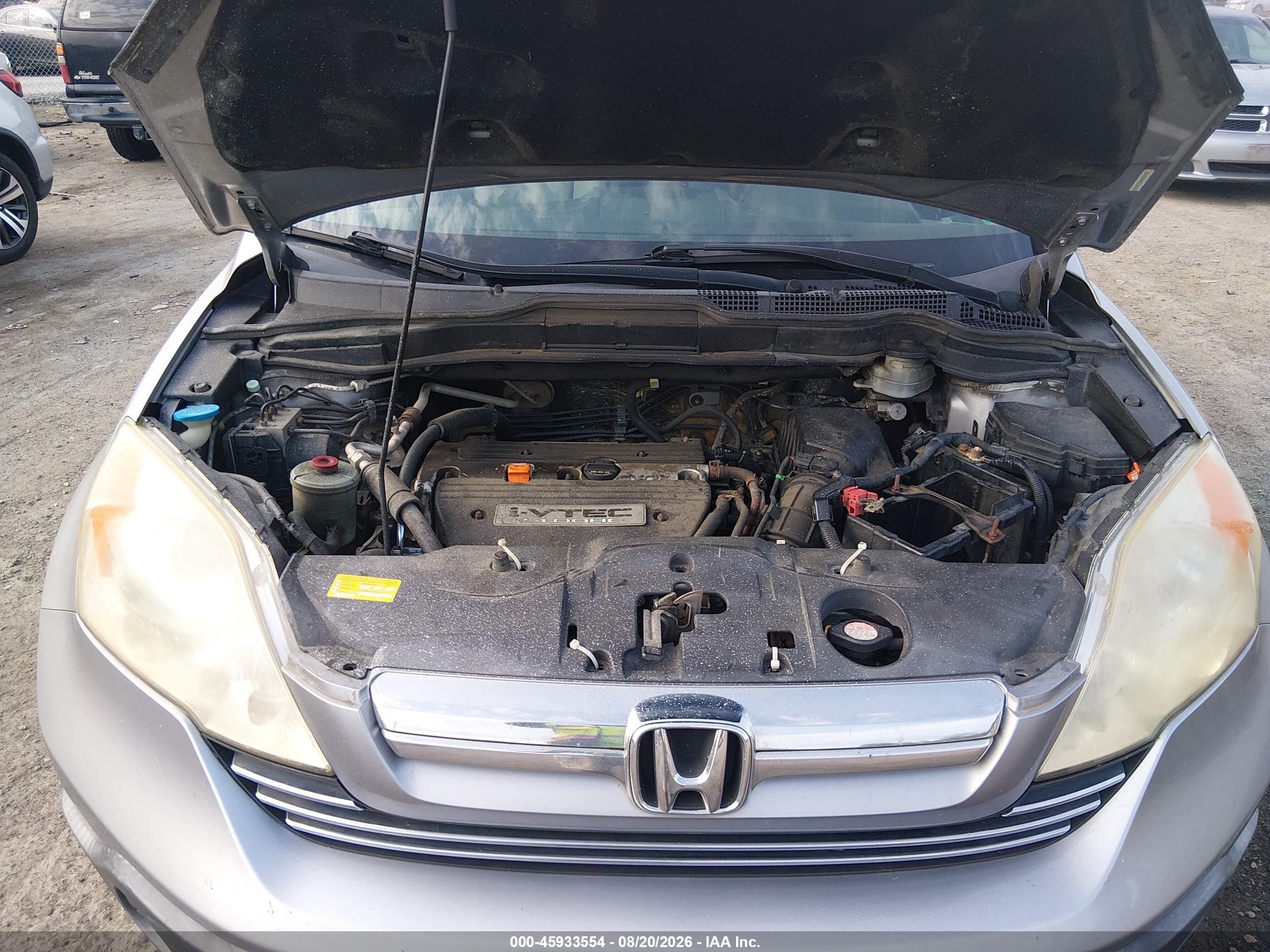 2007 Honda Cr-v Ex Silver vin: JHLRE48567C068170