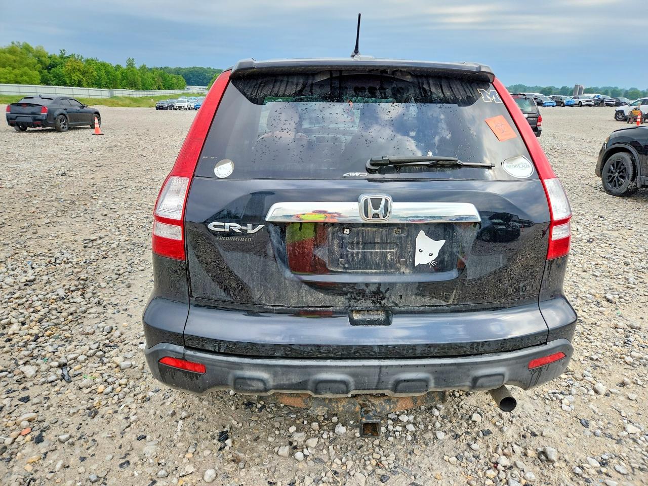 2007 Honda Cr-v Ex Black vin: JHLRE48567C073918