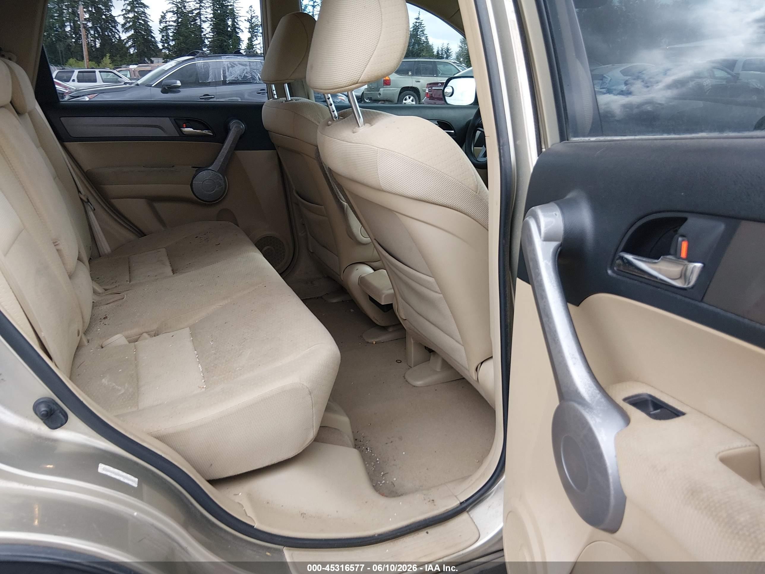 2007 Honda Cr-v Ex Tan vin: JHLRE48567C076611