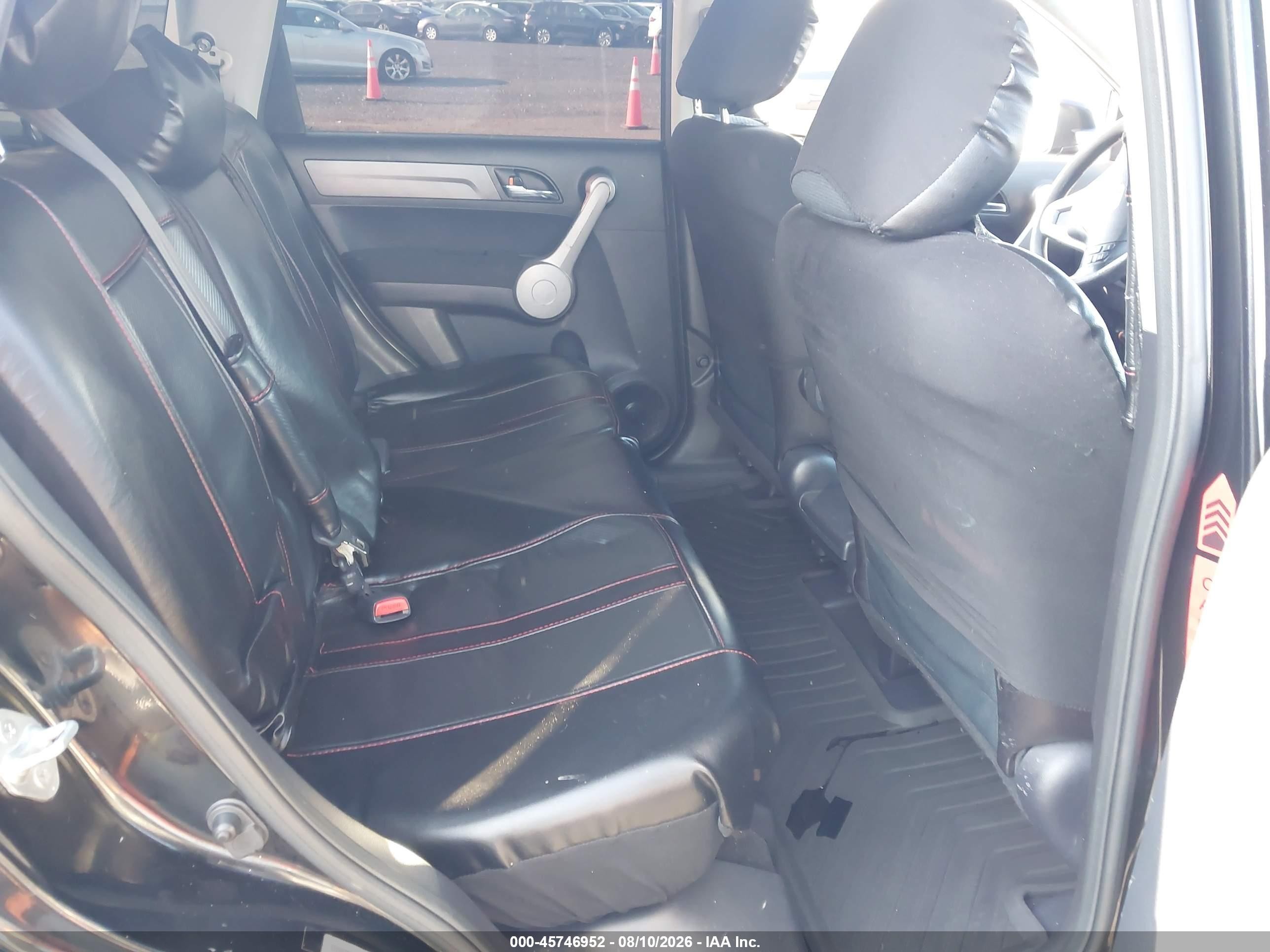 2007 Honda Cr-v Ex Black vin: JHLRE48567C077077