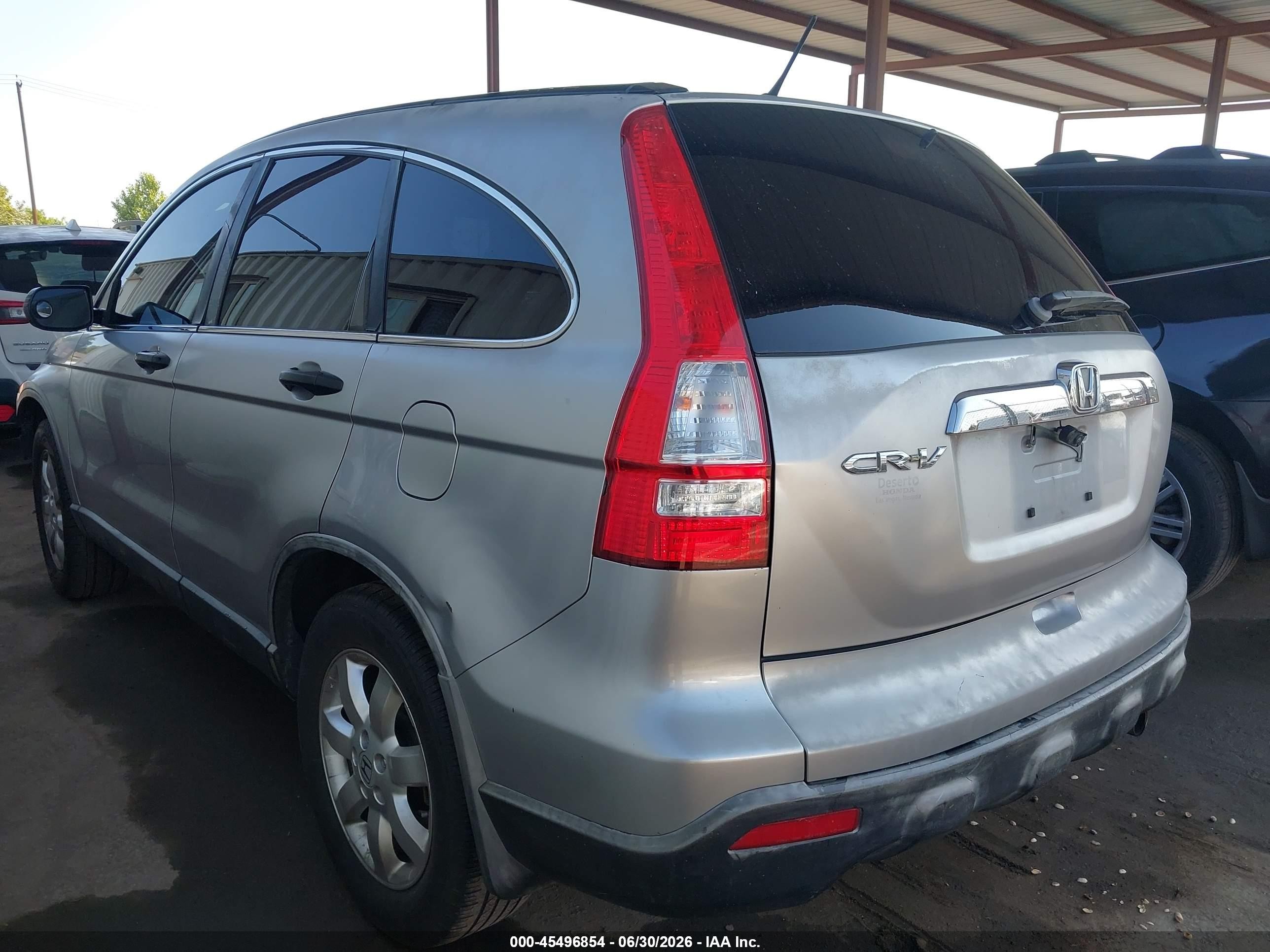 2007 Honda Cr-v Ex Silver vin: JHLRE48567C080089