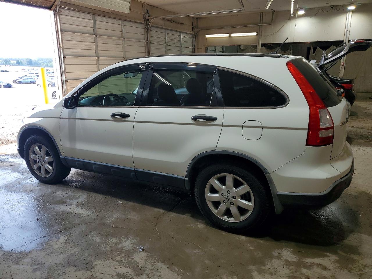 2007 Honda Cr-v Ex White vin: JHLRE48567C082859