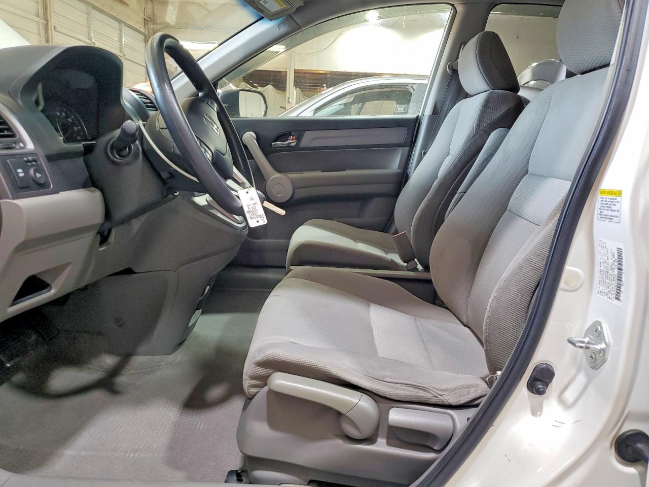 2007 Honda Cr-v Ex White vin: JHLRE48567C082859