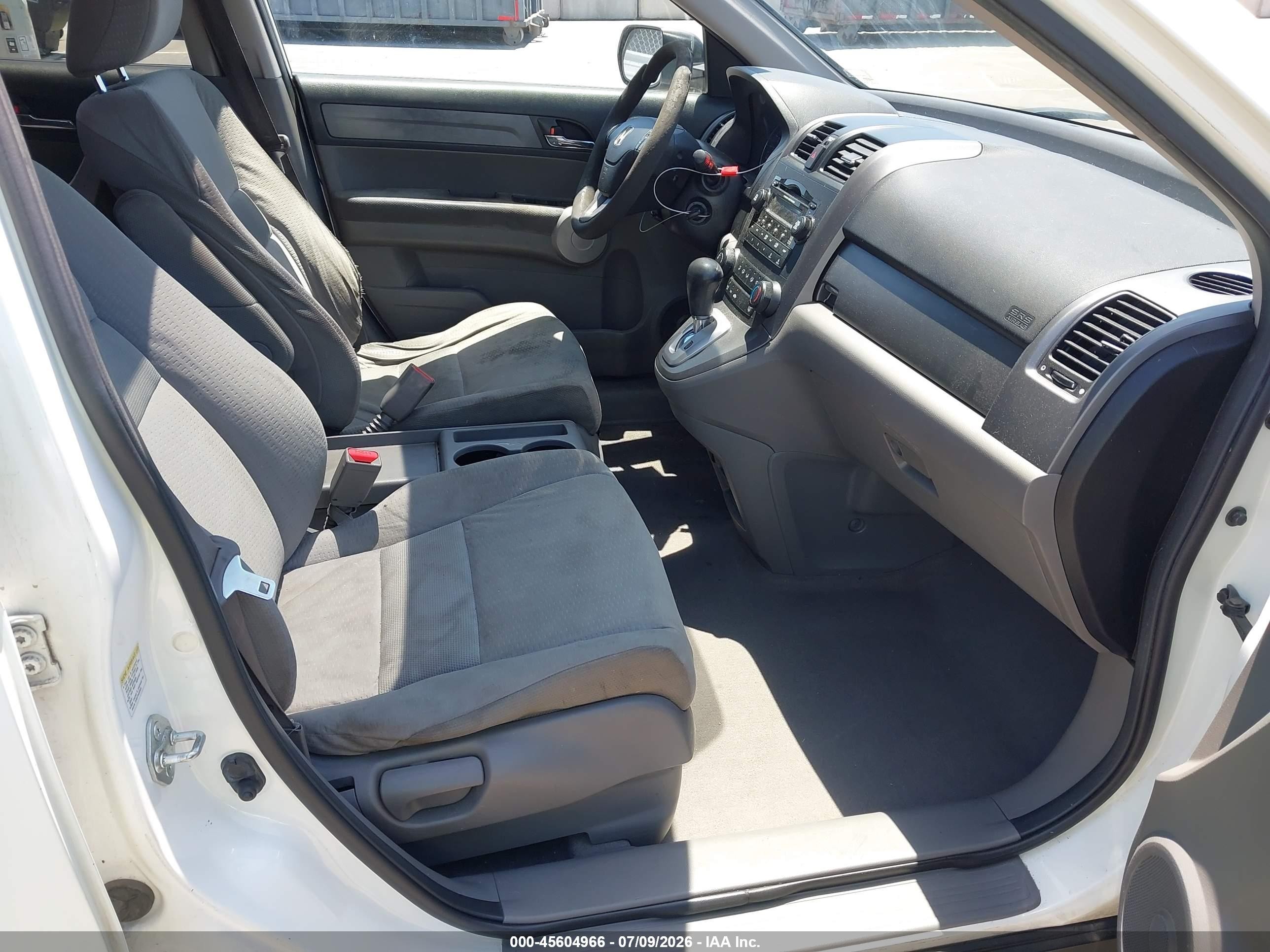 2007 Honda Cr-v Ex White vin: JHLRE48567C087513