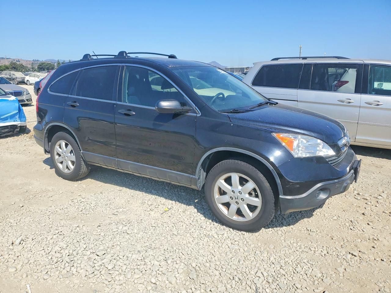 2007 Honda Cr-v Ex Черный vin: JHLRE48567C105122