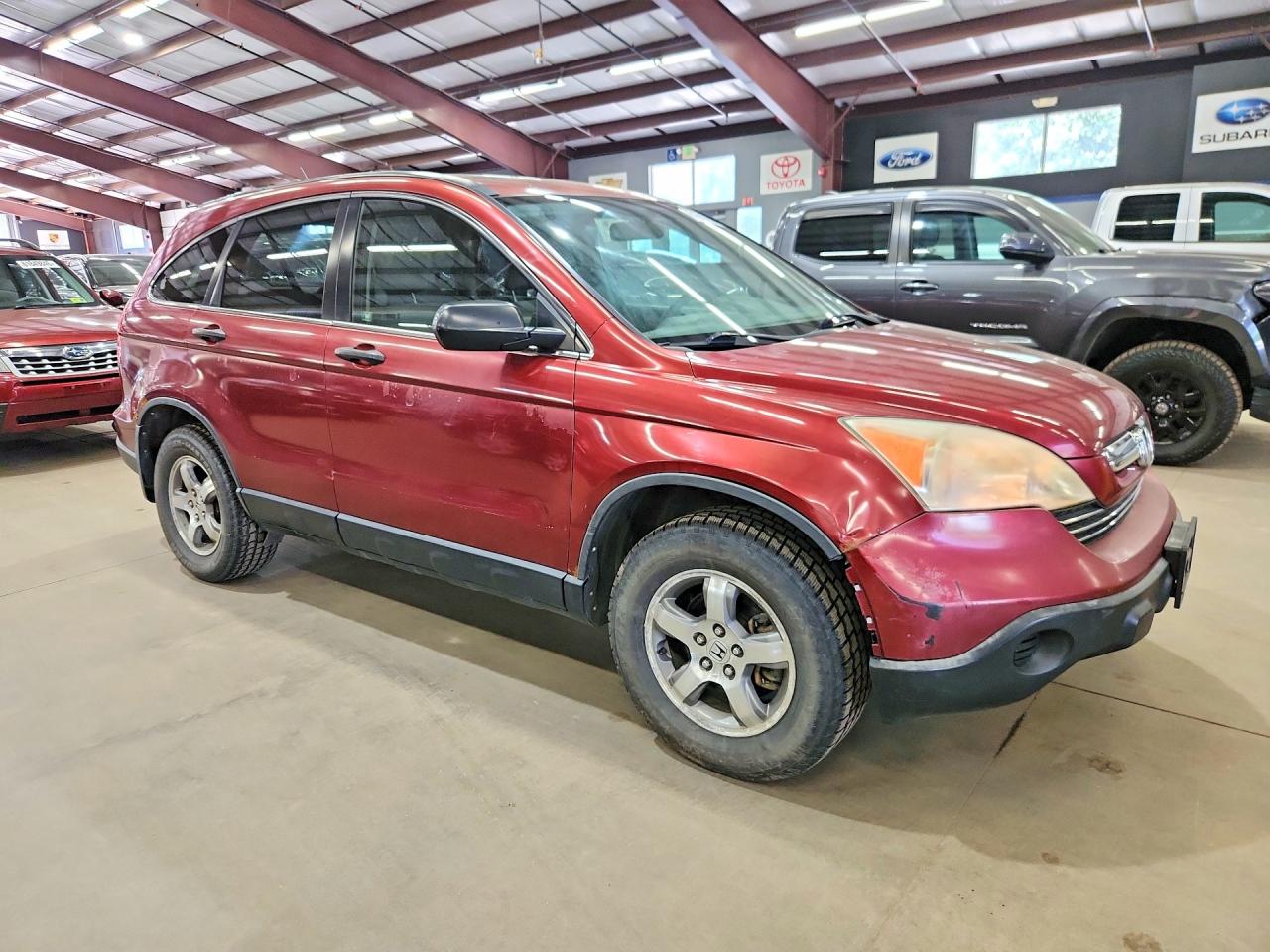 2007 Honda Cr-v Ex Red vin: JHLRE48567C115195