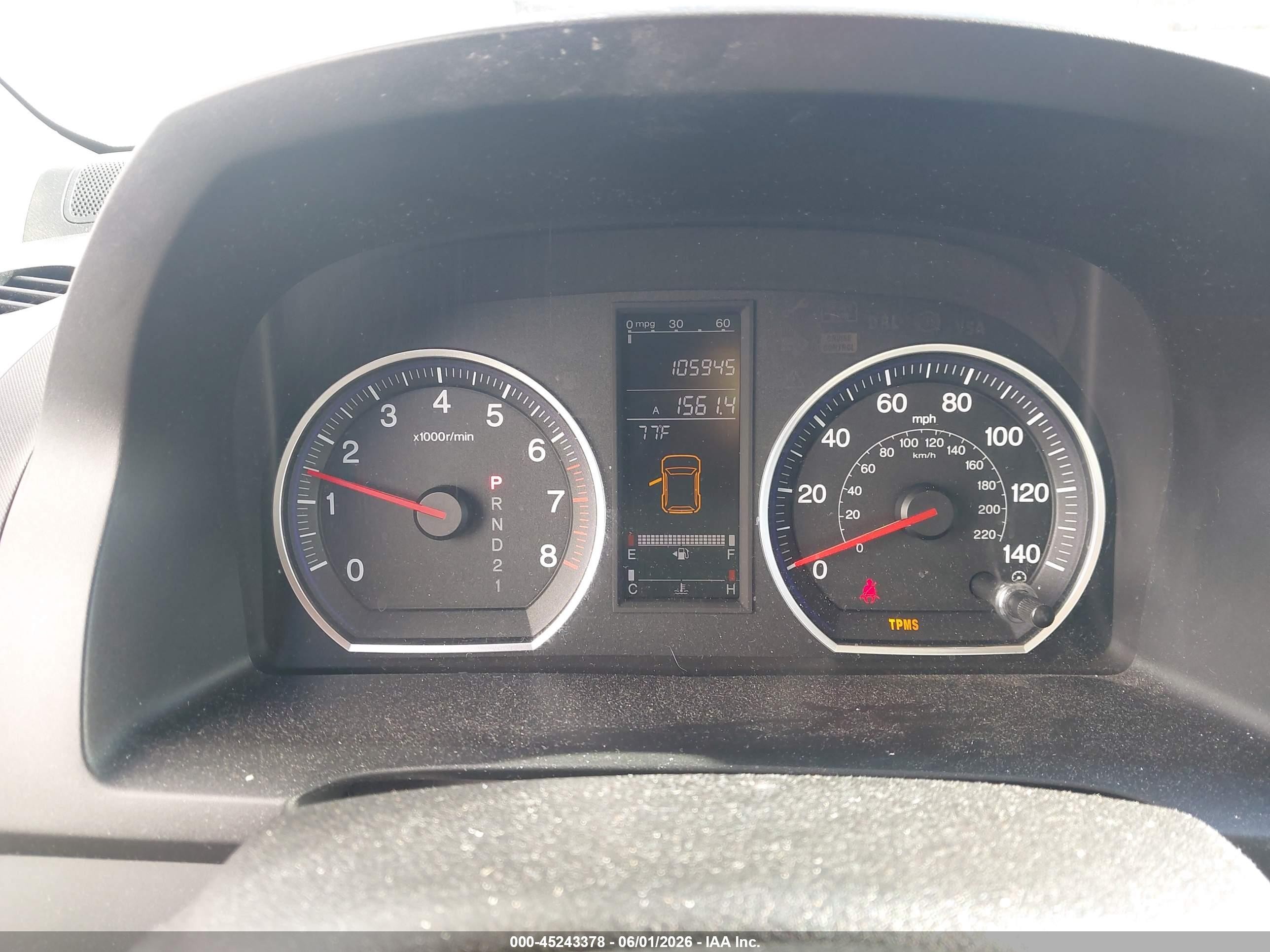 2008 Honda Cr-v Ex Dark Blue vin: JHLRE48568C030407
