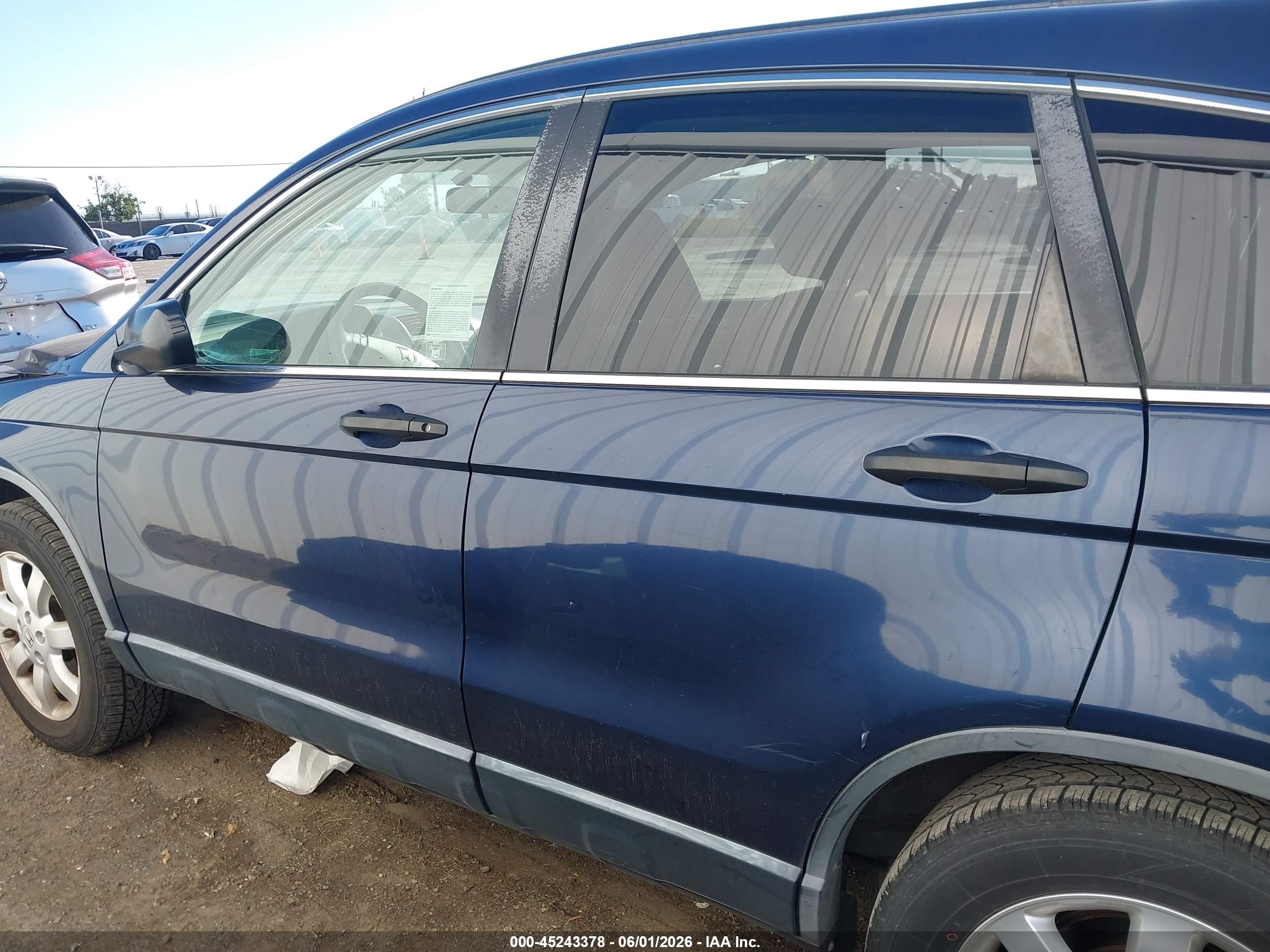 2008 Honda Cr-v Ex Dark Blue vin: JHLRE48568C030407