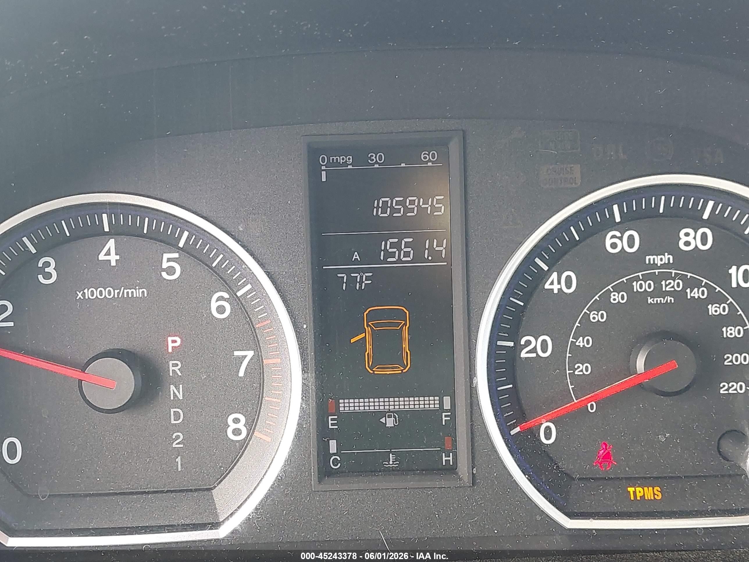 2008 Honda Cr-v Ex Dark Blue vin: JHLRE48568C030407