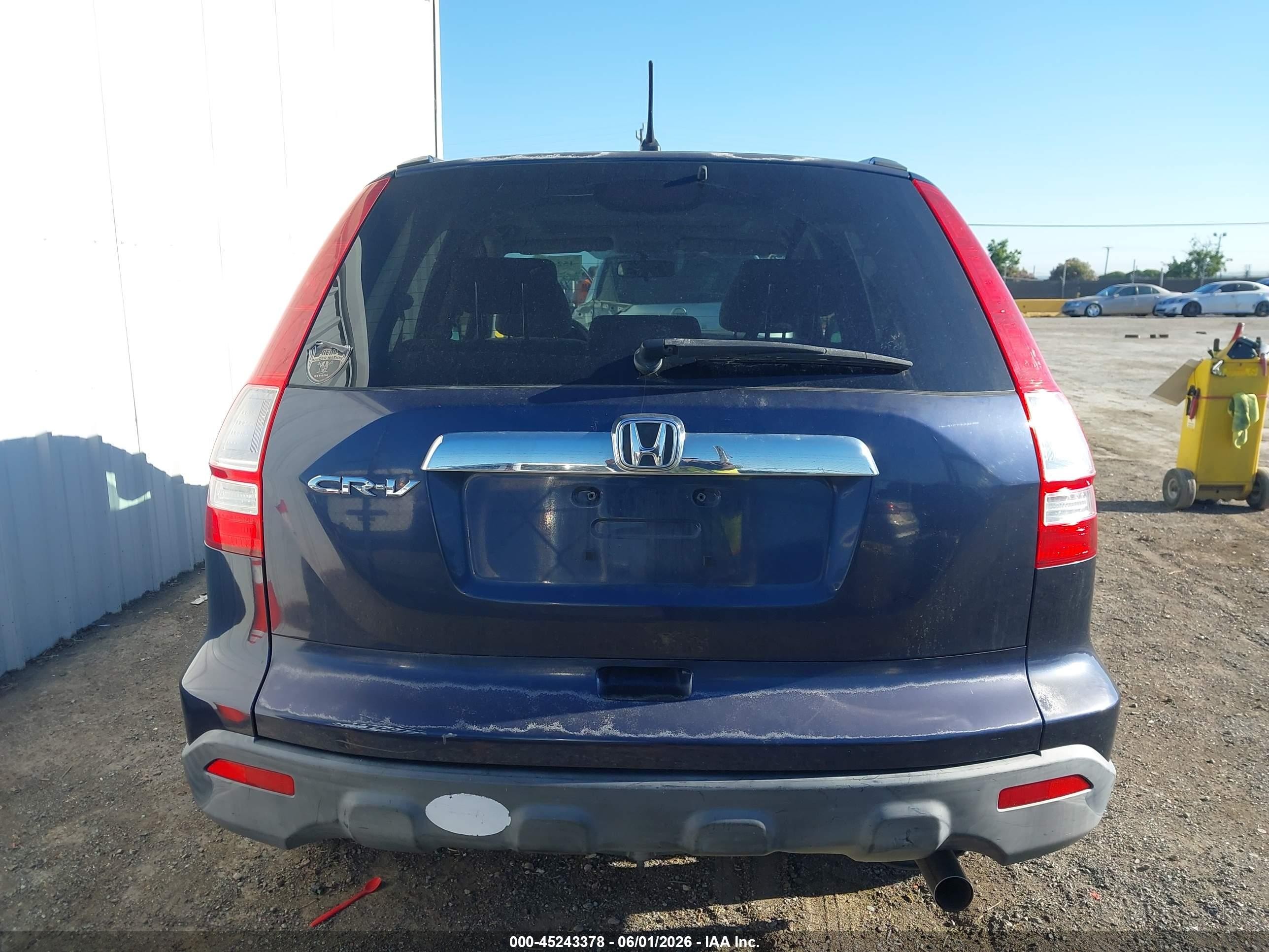 2008 Honda Cr-v Ex Dark Blue vin: JHLRE48568C030407