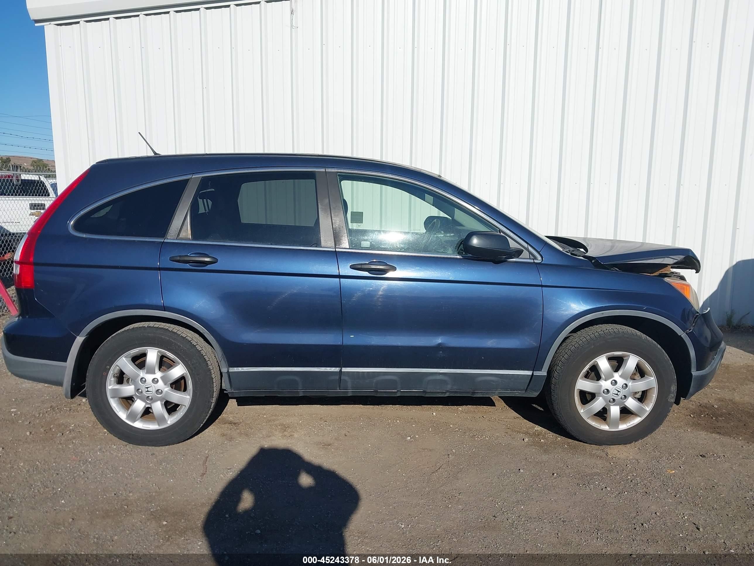 2008 Honda Cr-v Ex Dark Blue vin: JHLRE48568C030407