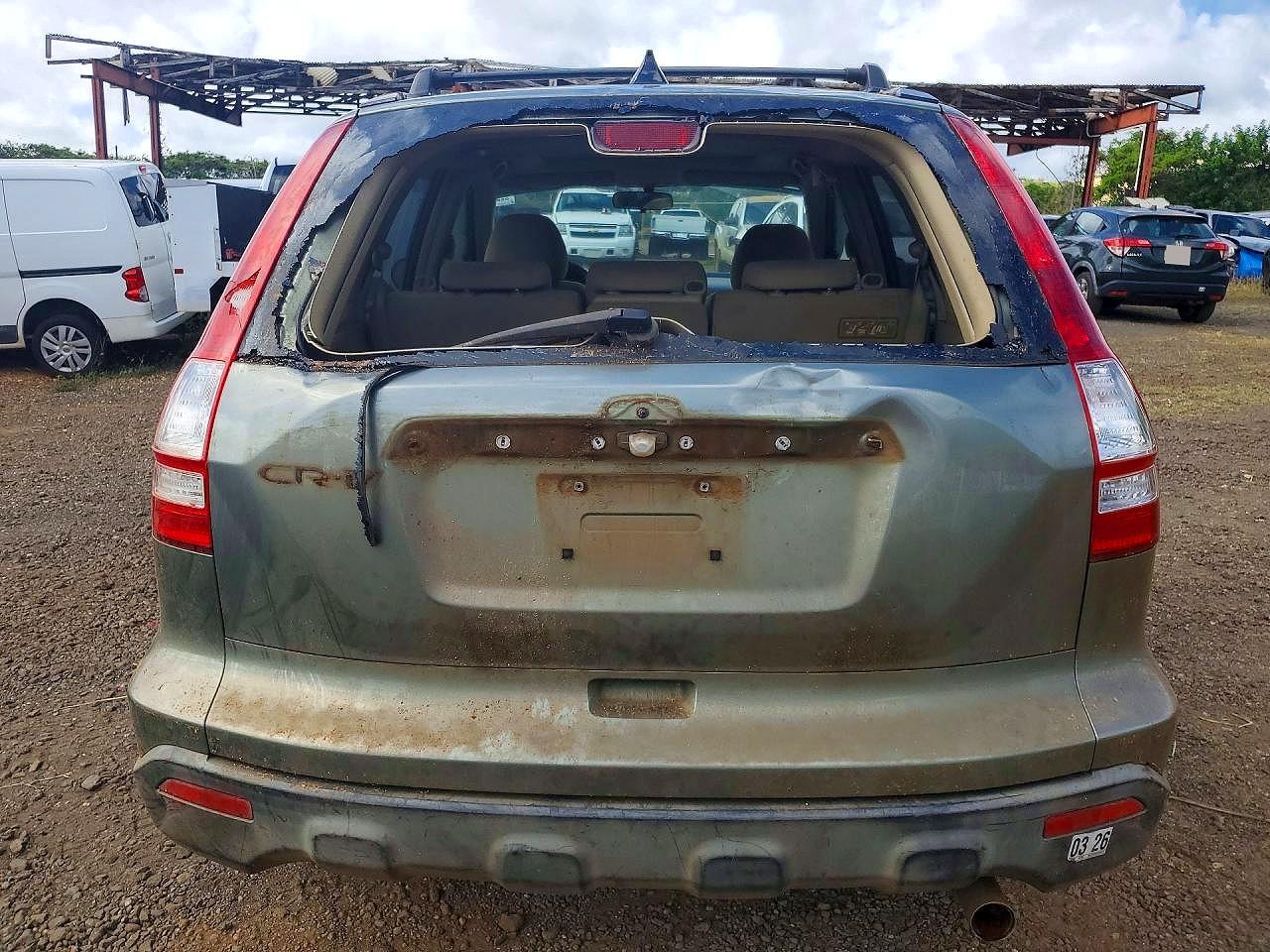 2008 Honda Cr-v Ex Green vin: JHLRE48568C043979