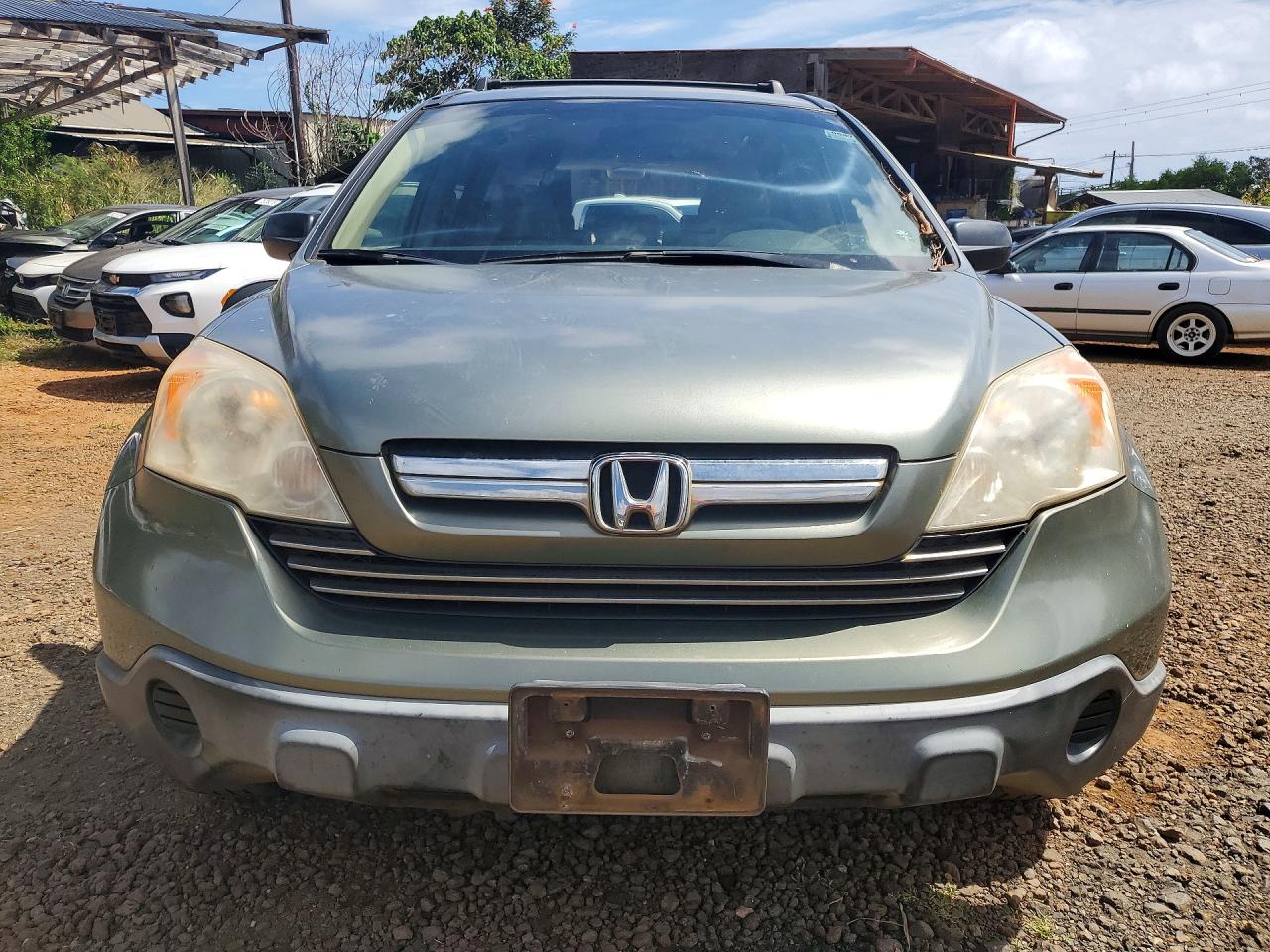 2008 Honda Cr-v Ex Green vin: JHLRE48568C043979