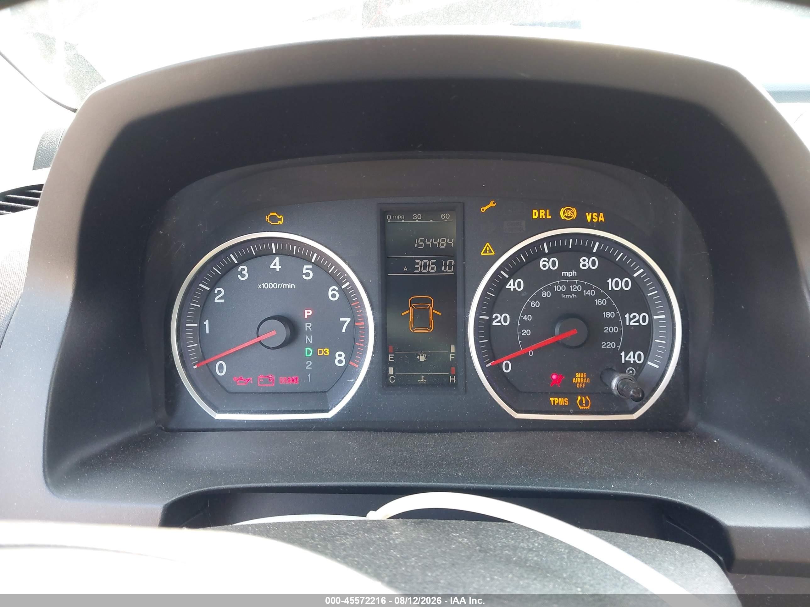 2008 Honda Cr-v Ex Silver vin: JHLRE48568C075587