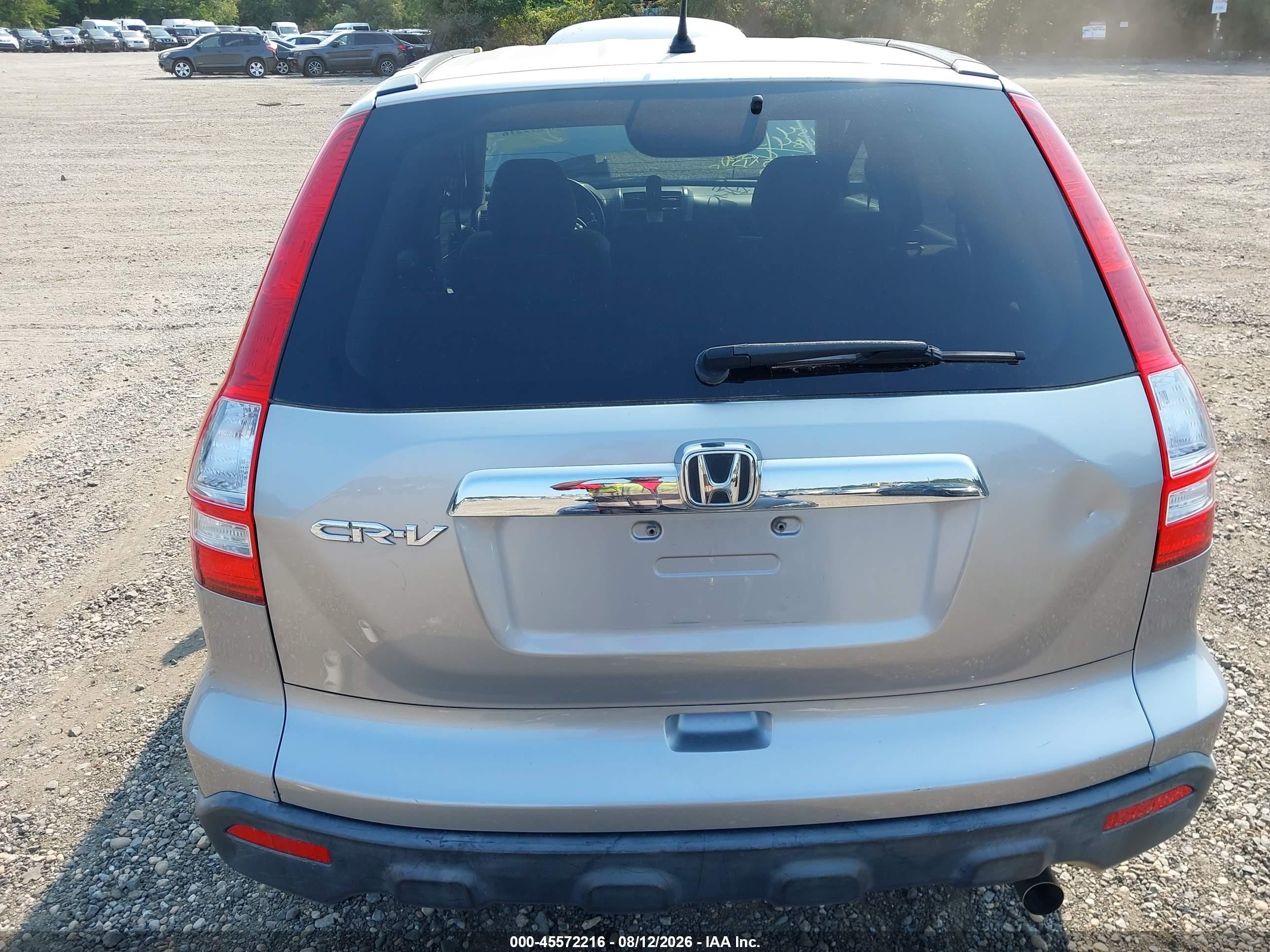 2008 Honda Cr-v Ex Silver vin: JHLRE48568C075587