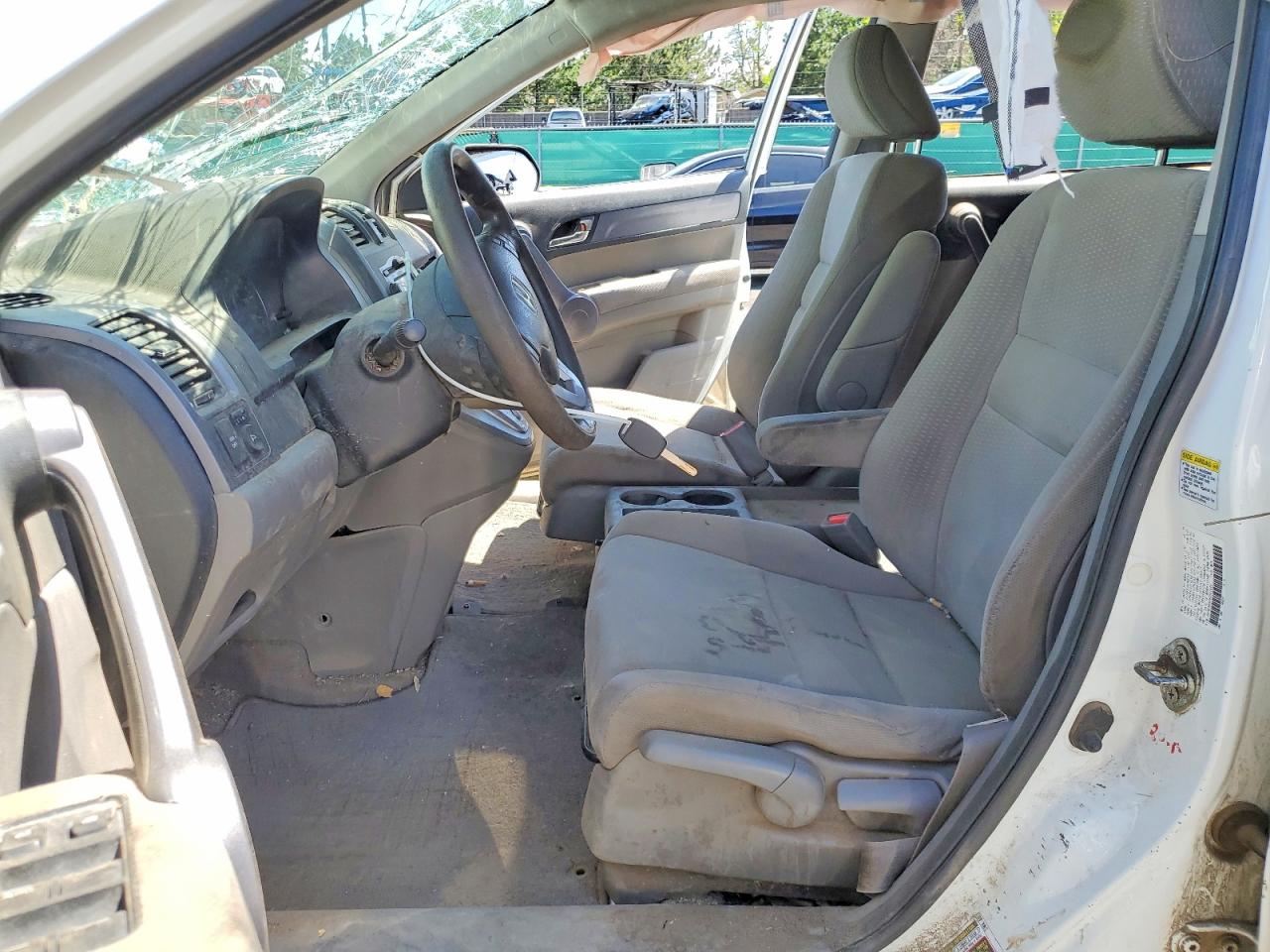 2009 Honda Cr-v Ex White vin: JHLRE48569C001040