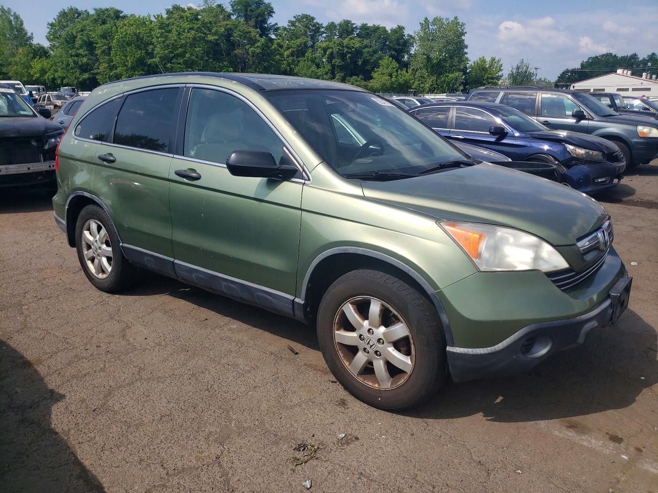 2007 Honda Cr-v Ex Green vin: JHLRE48577C018118