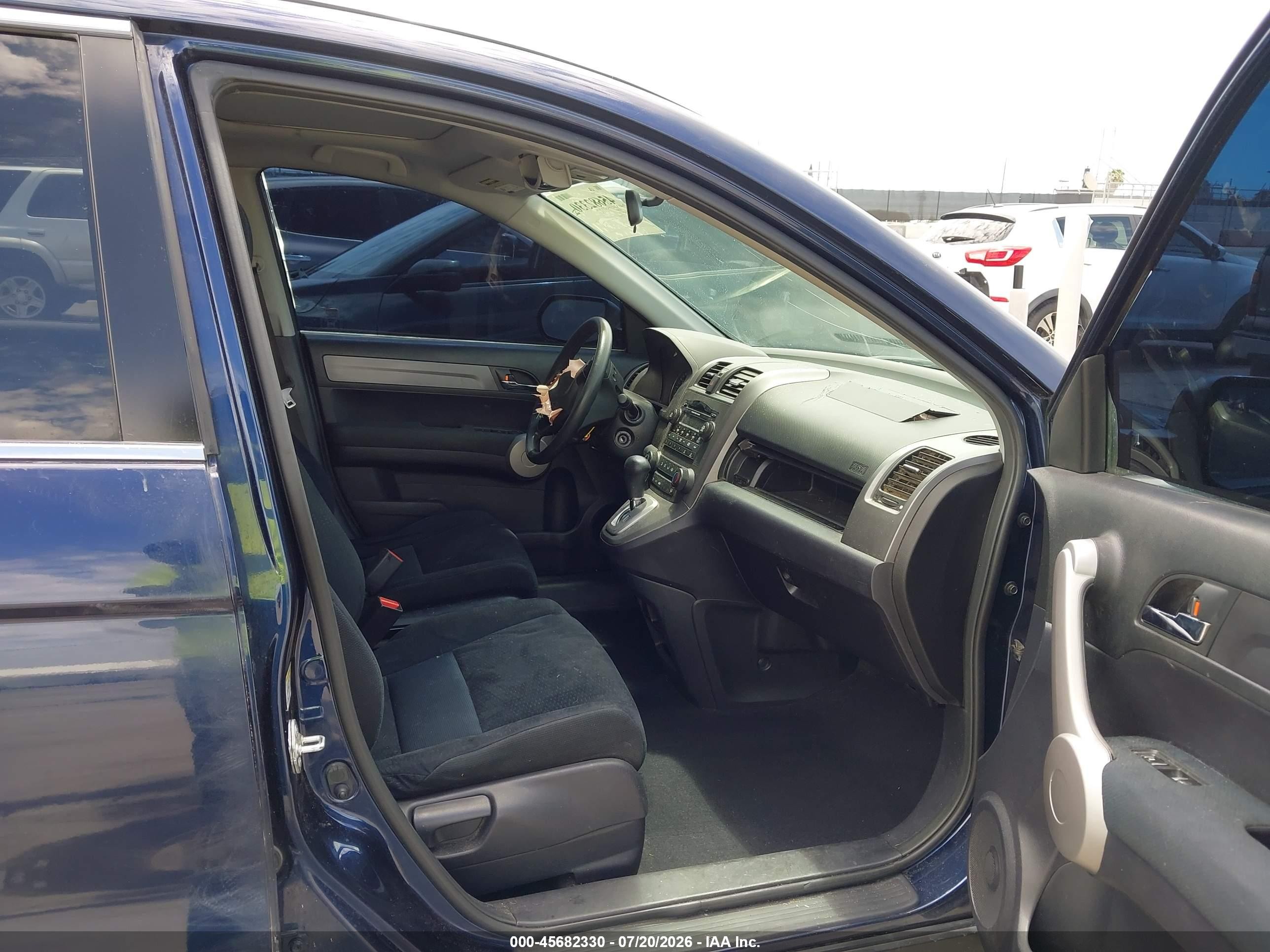 2007 Honda Cr-v Ex Blue vin: JHLRE48577C035596