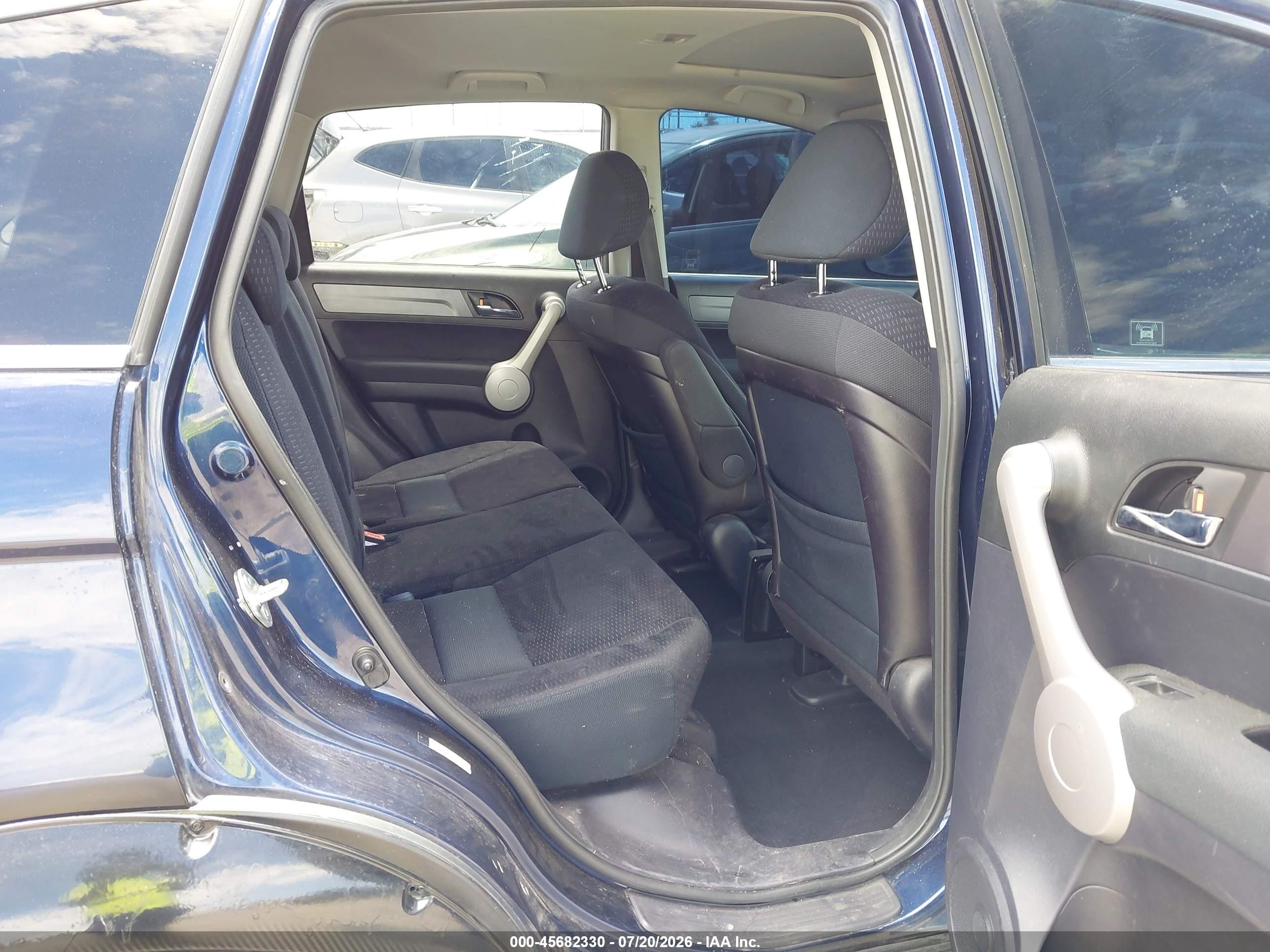 2007 Honda Cr-v Ex Blue vin: JHLRE48577C035596