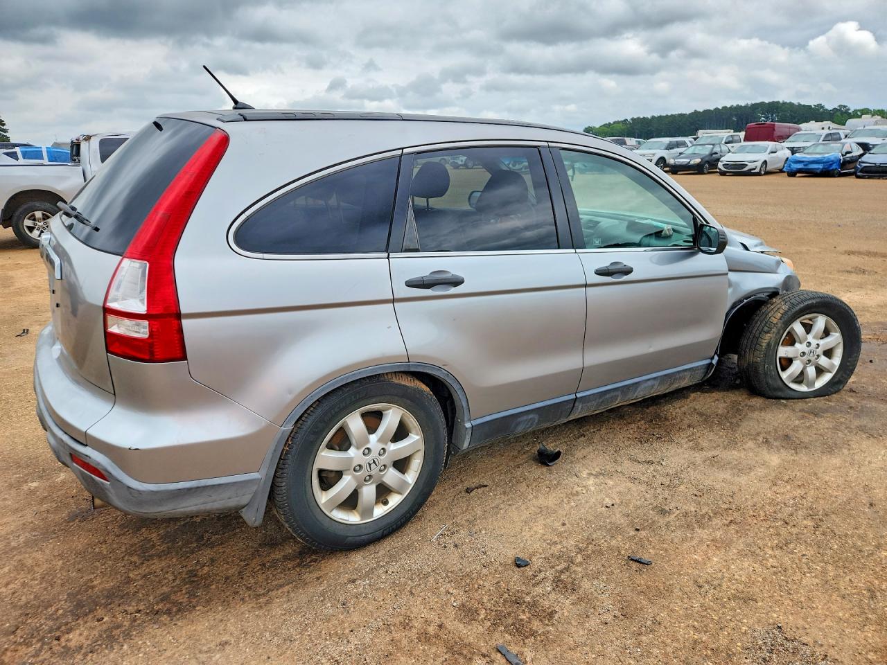 2007 Honda Cr-v Ex Серебряный vin: JHLRE48577C048008