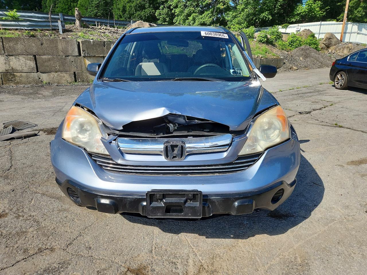 2007 Honda Cr-v Ex Blue vin: JHLRE48577C058022
