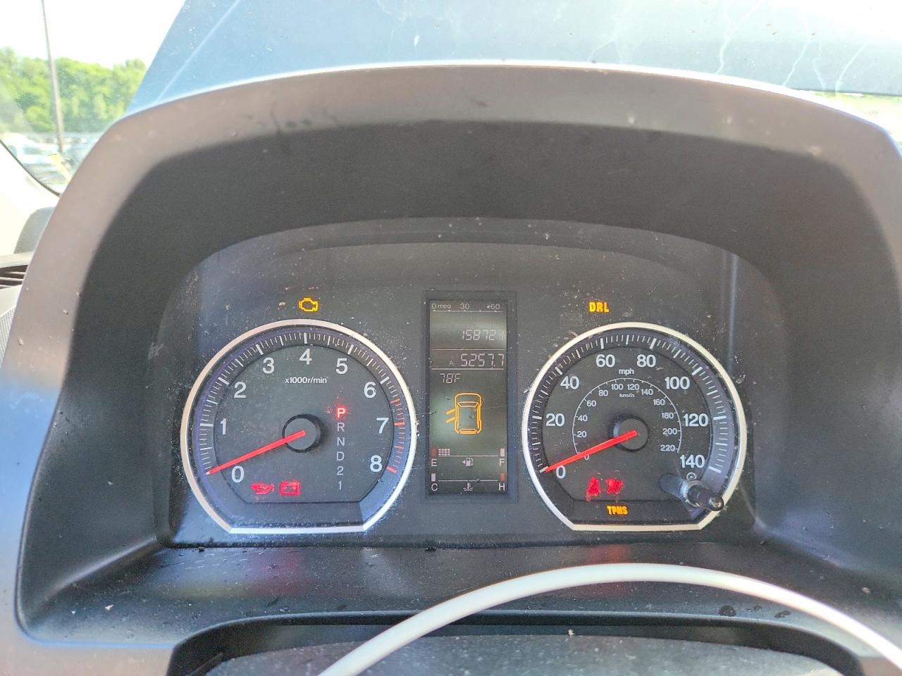 2007 Honda Cr-v Ex Blue vin: JHLRE48577C058022