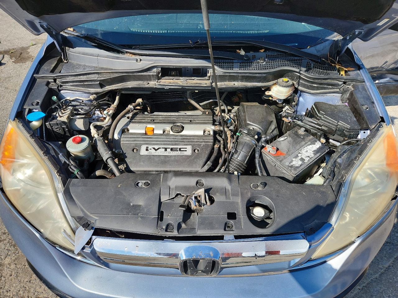 2007 Honda Cr-v Ex Blue vin: JHLRE48577C058022