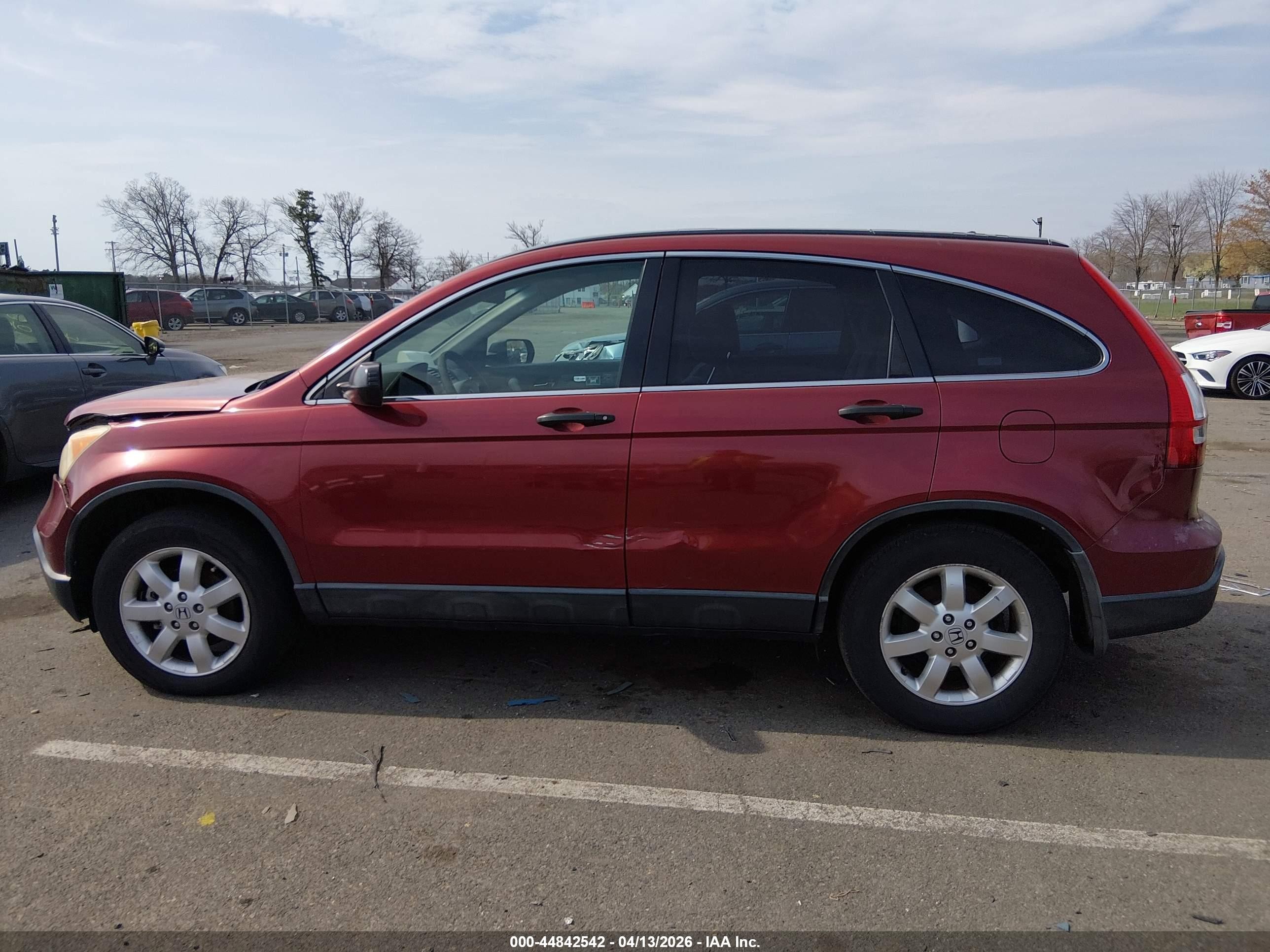 2007 Honda Cr-v Ex Red vin: JHLRE48577C068629