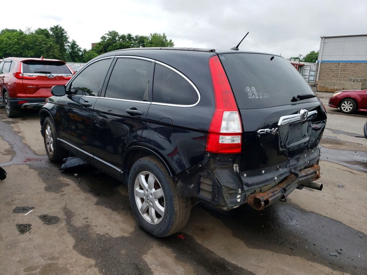 2007 Honda Cr-v Ex Black vin: JHLRE48577C084670