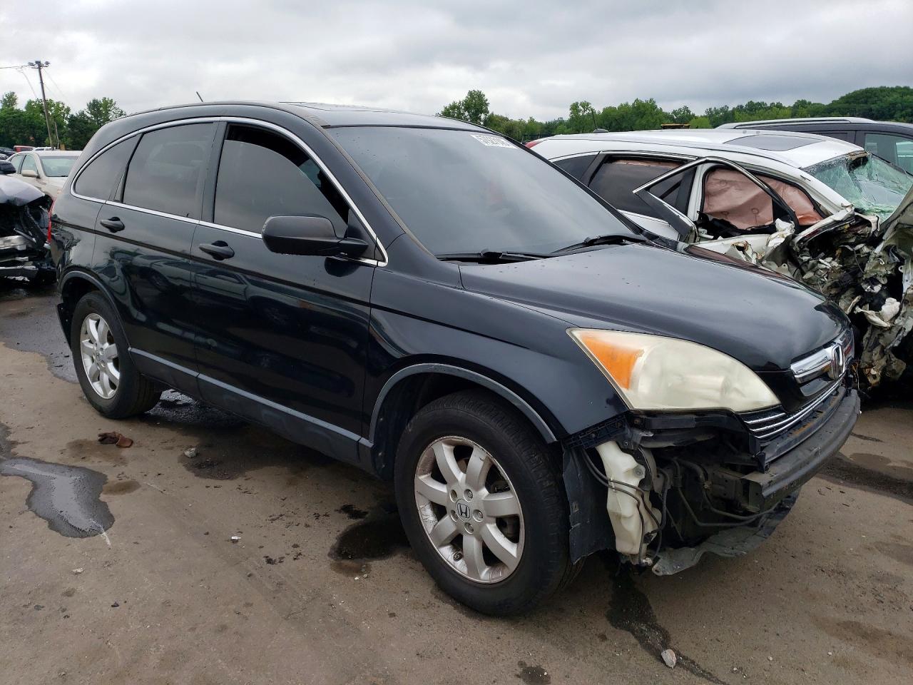 2007 Honda Cr-v Ex Black vin: JHLRE48577C084670