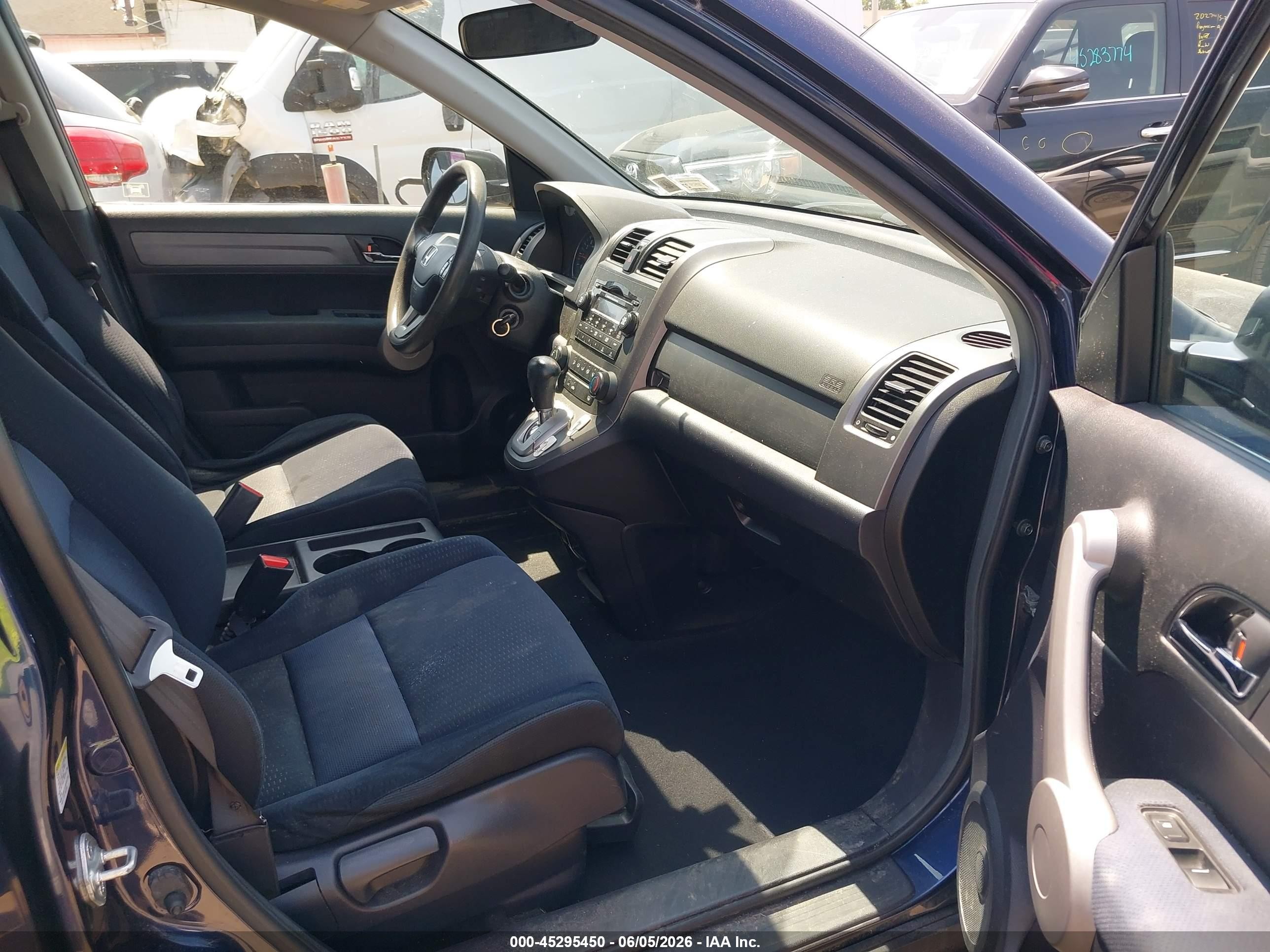 2007 Honda Cr-v Ex Dark Blue vin: JHLRE48577C097161