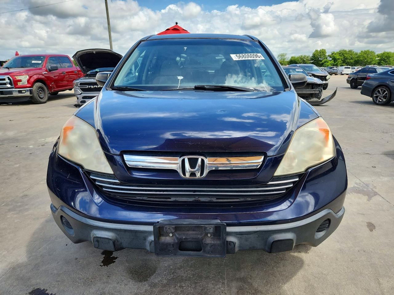 2008 Honda Cr-v Ex Blue vin: JHLRE48578C004804