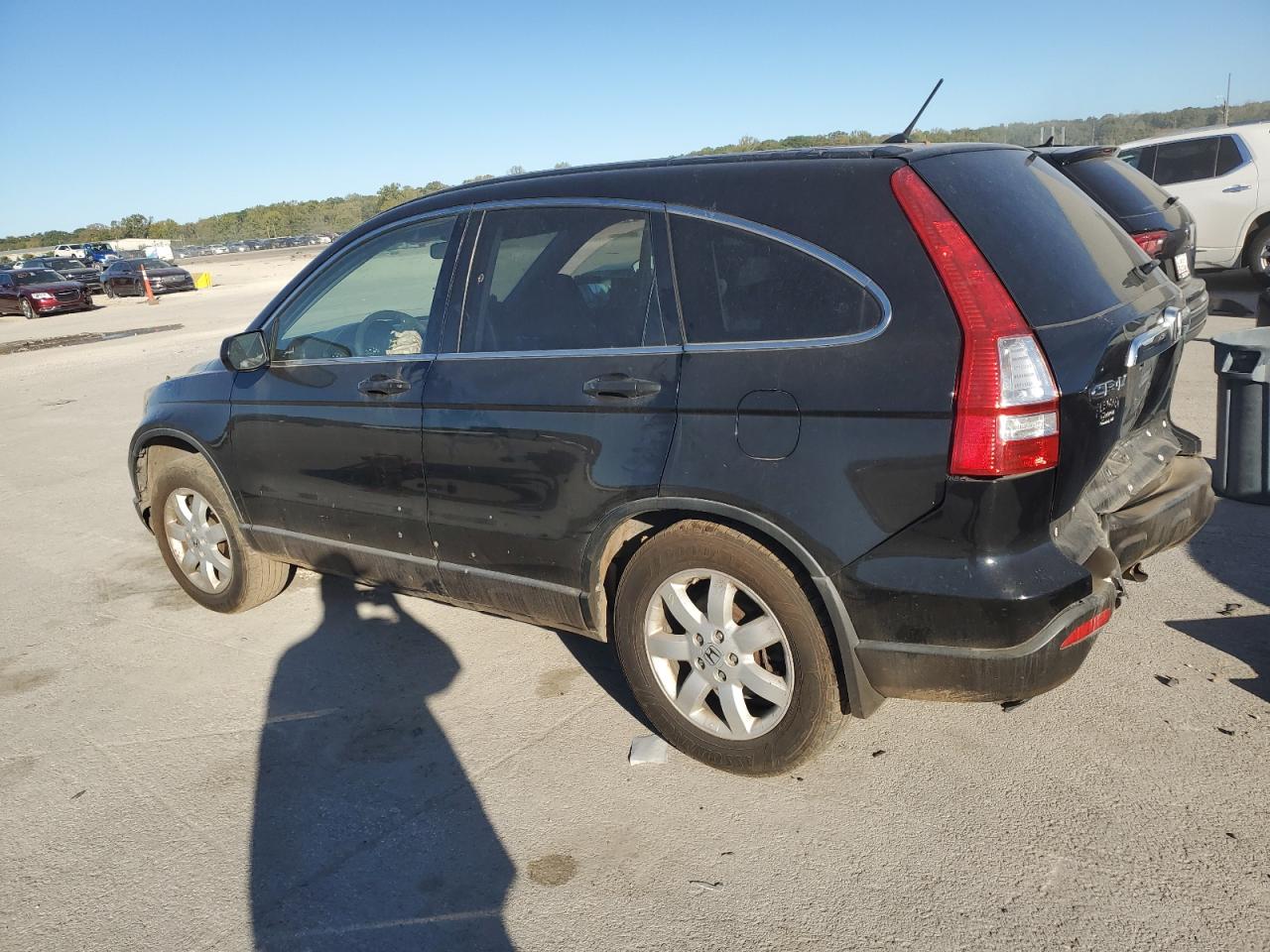 2008 Honda Cr-v Ex Black vin: JHLRE48578C008092