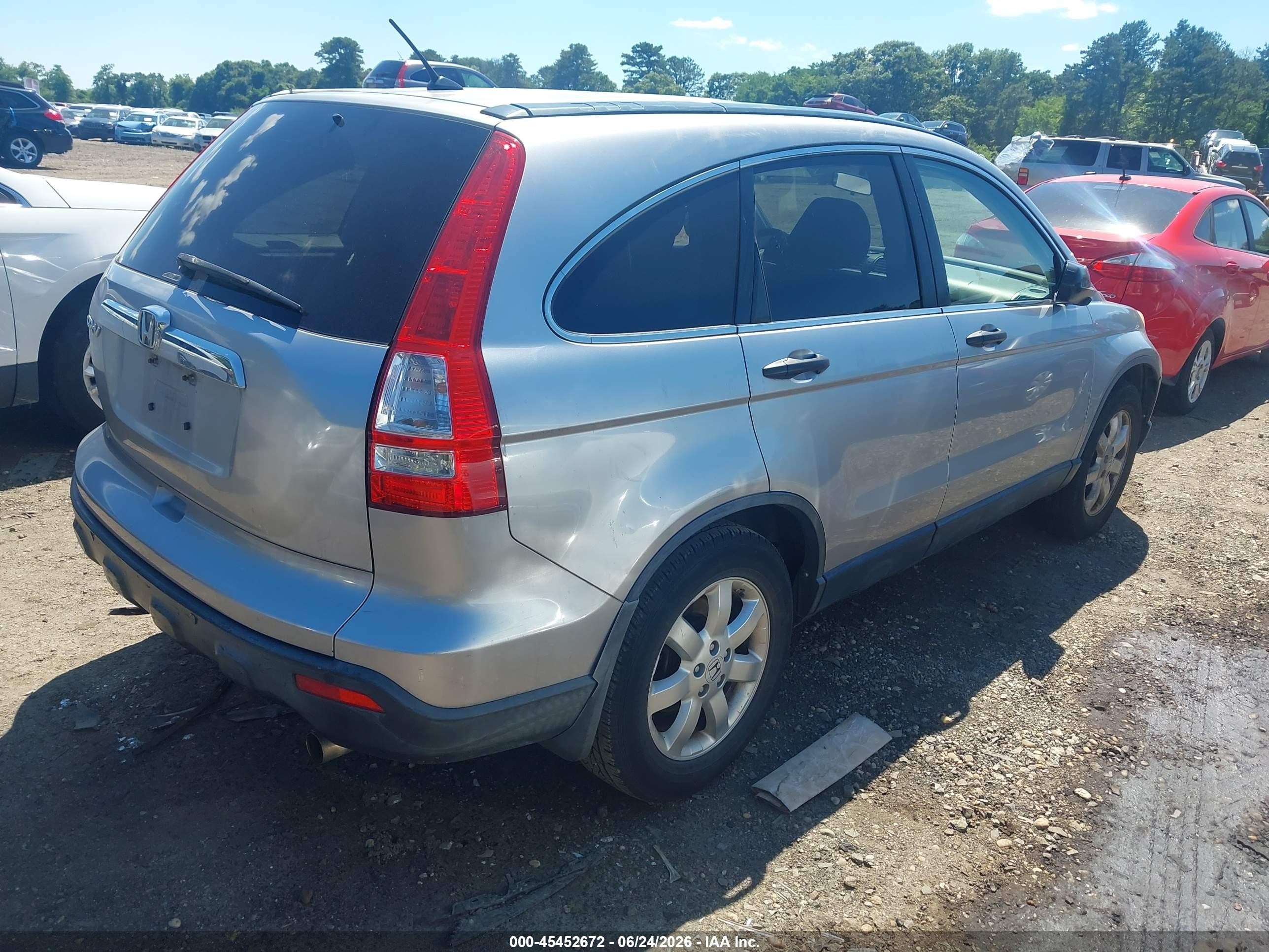 2008 Honda Cr-v Ex Silver vin: JHLRE48578C012126