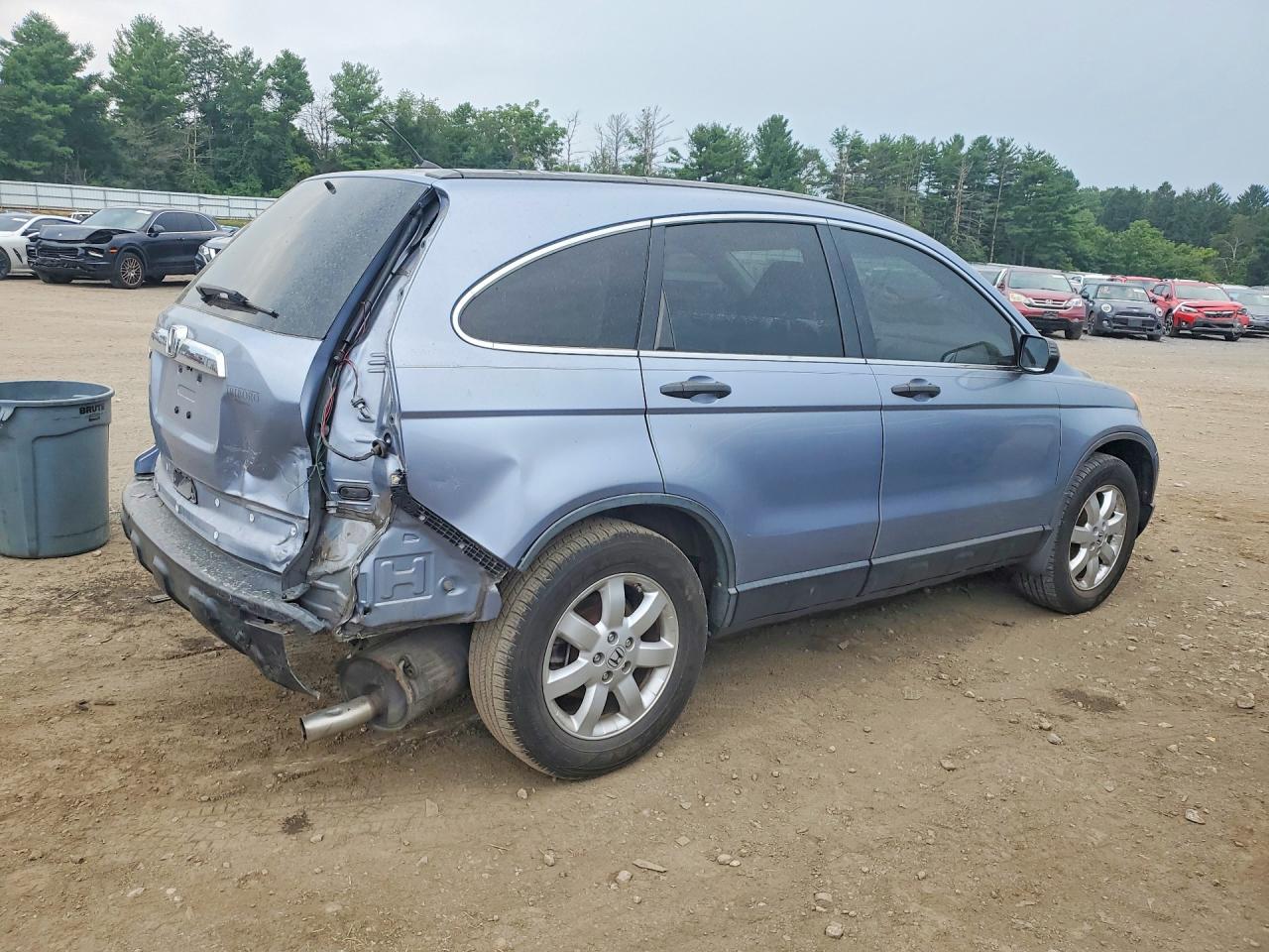 2008 Honda Cr-v Ex Blue vin: JHLRE48578C030853