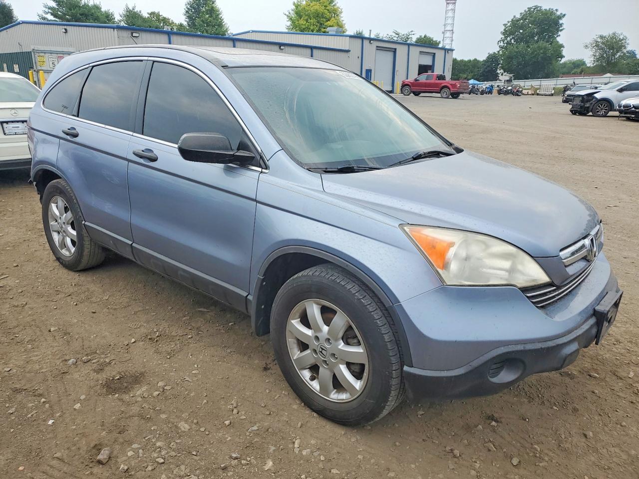 2008 Honda Cr-v Ex Blue vin: JHLRE48578C030853