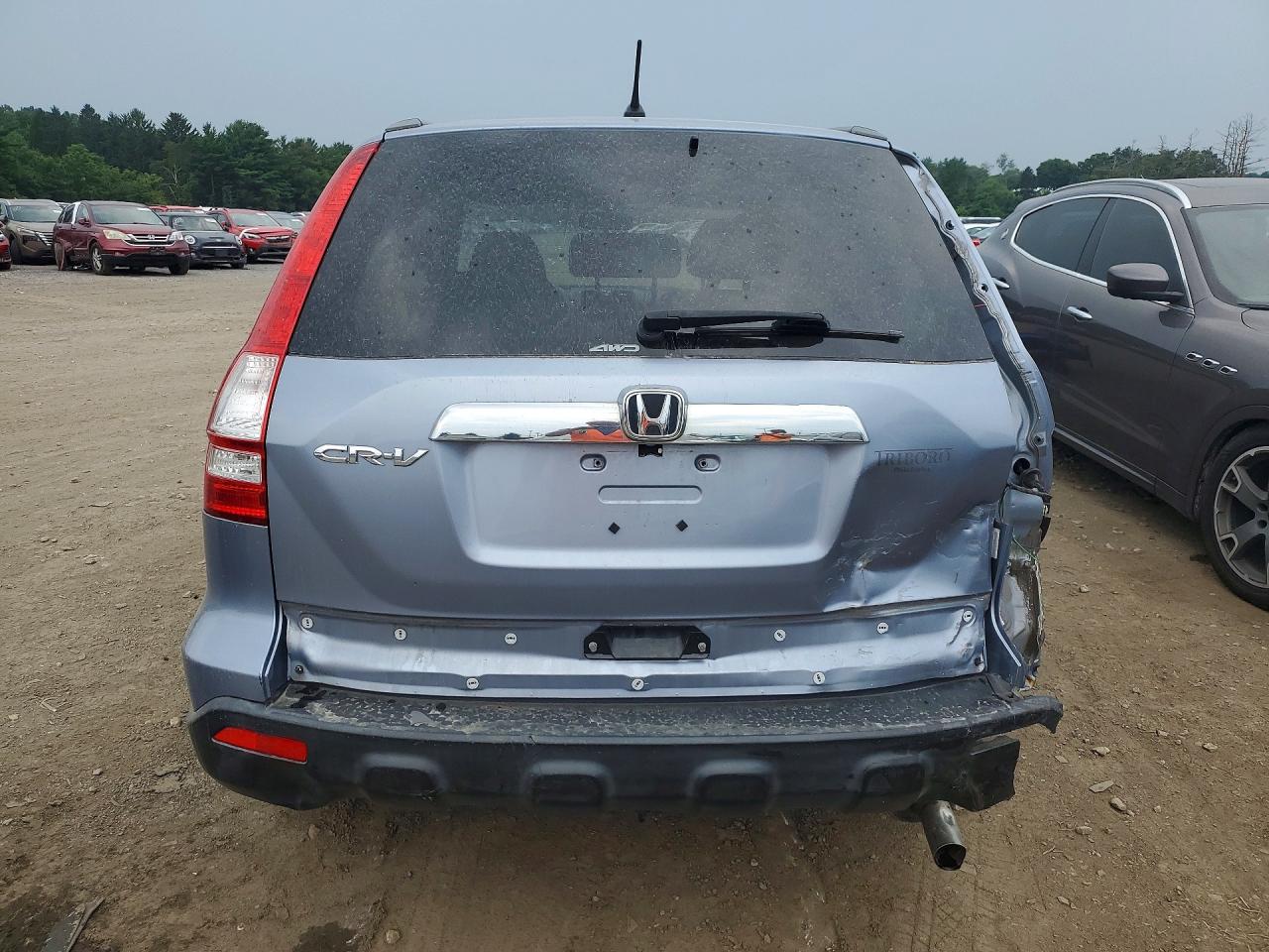 2008 Honda Cr-v Ex Blue vin: JHLRE48578C030853