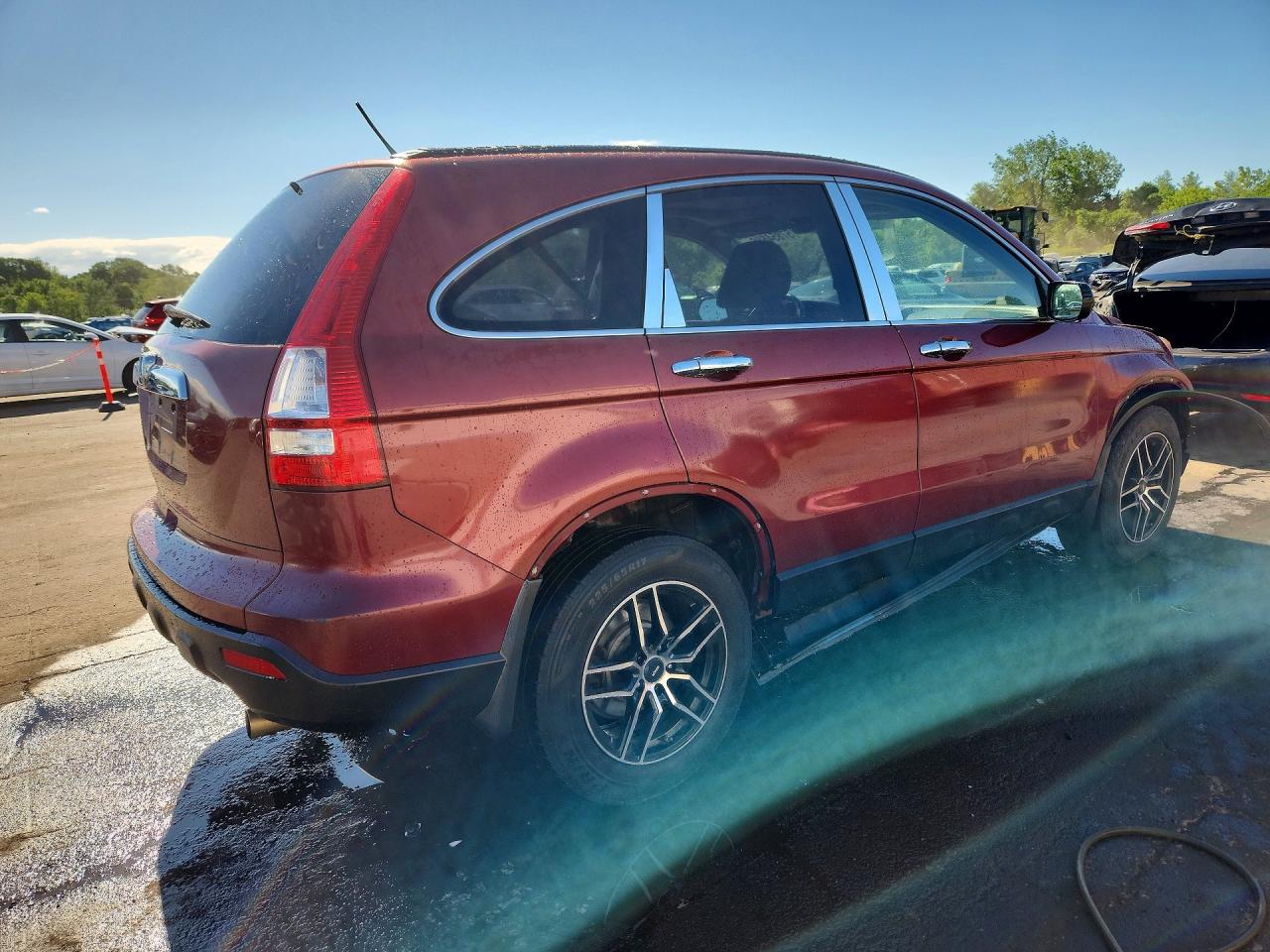 2008 Honda Cr-v Ex Burgundy vin: JHLRE48578C032201