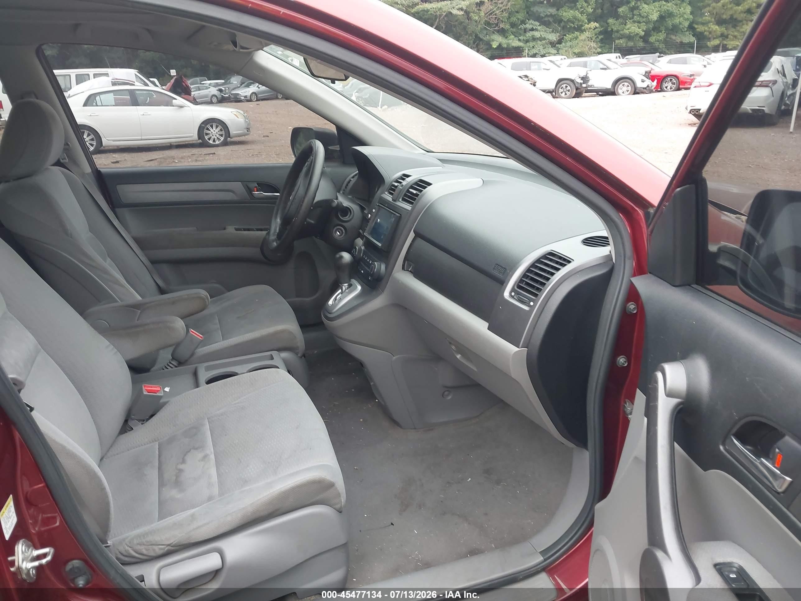 2008 Honda Cr-v Ex Red vin: JHLRE48578C045367